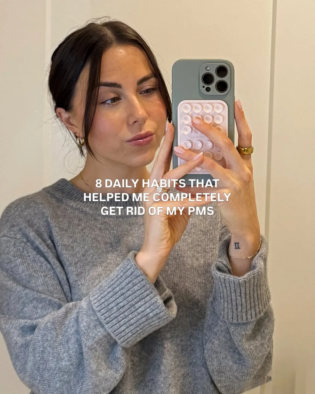 it&rsquo;s the small but consistent daily habits that make the biggest difference!

if your luteal phase sucks comment BALANCE and I&rsquo;ll send you my luteal phase guide 

why these 8 habits work 👇🏼

1. starting the morning with my warm anti-inf