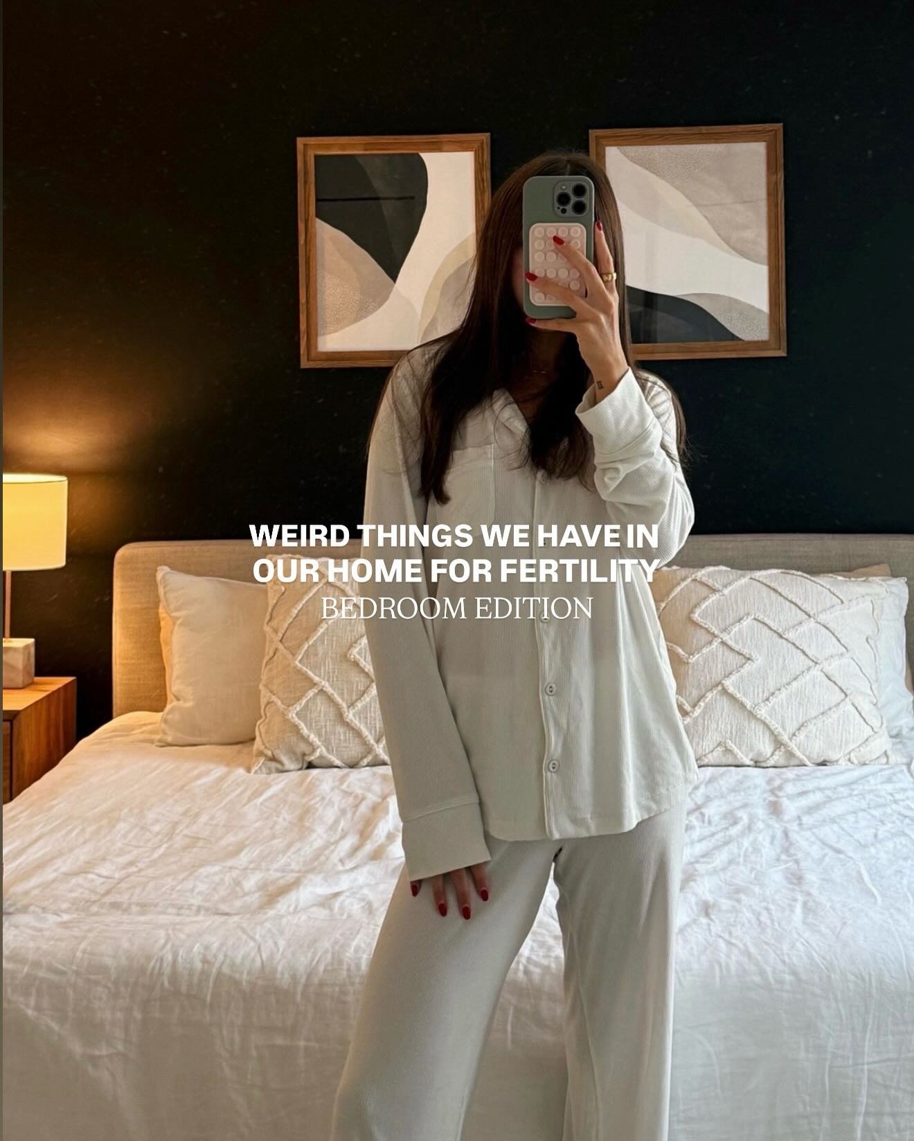 things in our bedroom so we can be fertile af ❤️&zwj;🔥

comment BEDROOM and I&rsquo;ll send you links for everything + the fertility supplements we&rsquo;re both taking

#nontoxic #fertilitysupport #fertility #fertilitymaxxing