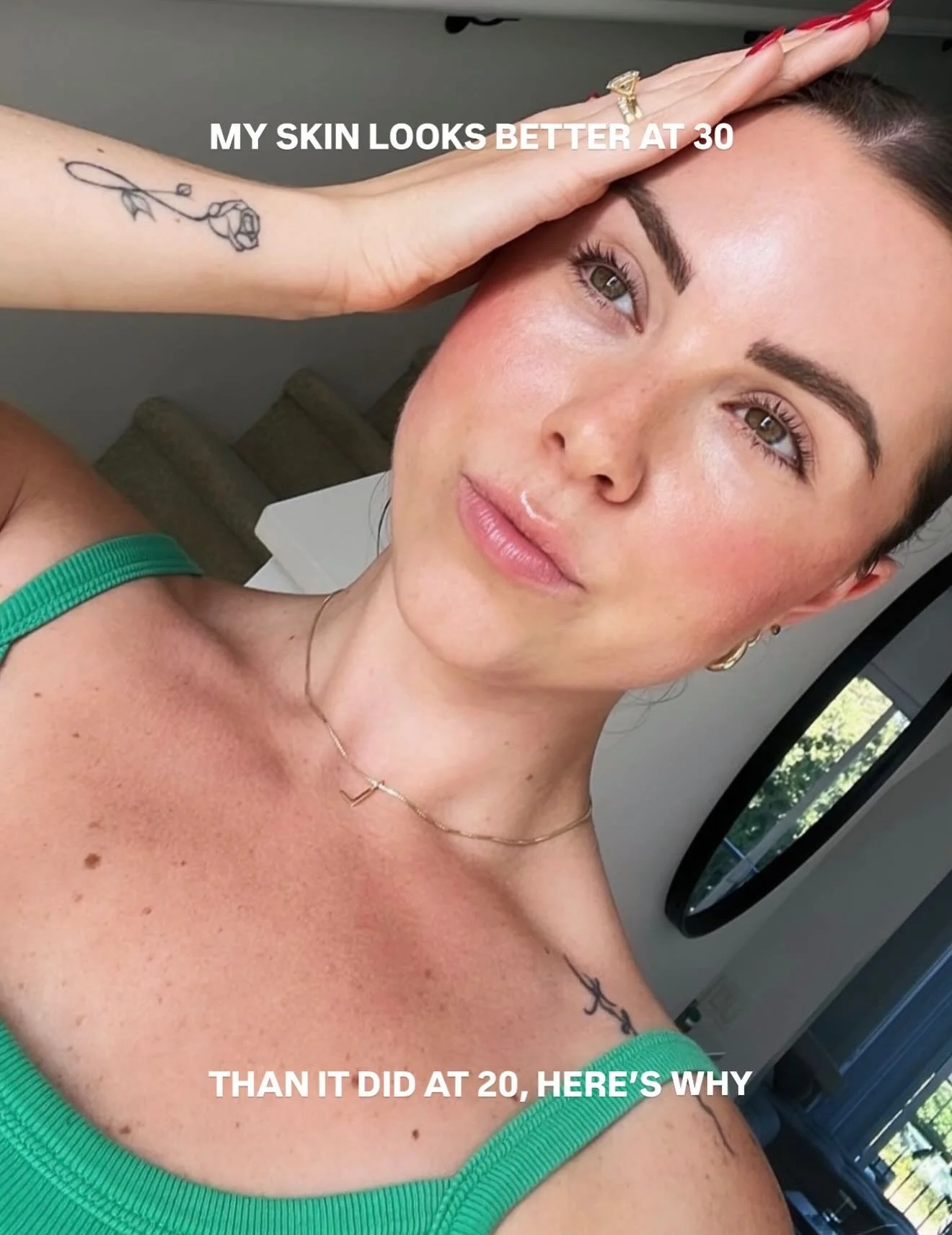 and no it&rsquo;s not from botox or filler!! comment SKIN if you want a breakdown of everything + links to my fav products + skin loving recipes ✨

#skin #skincareroutine #hotgirltips #skinjourney #glowingskin cleanbeauty wellnessroutine skinnutritio
