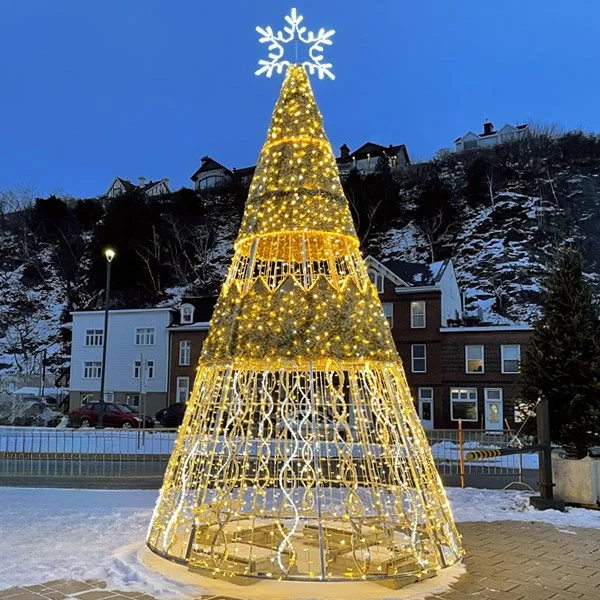 Comment Lévis a transformé son sentier glacé en attraction hivernale immersive