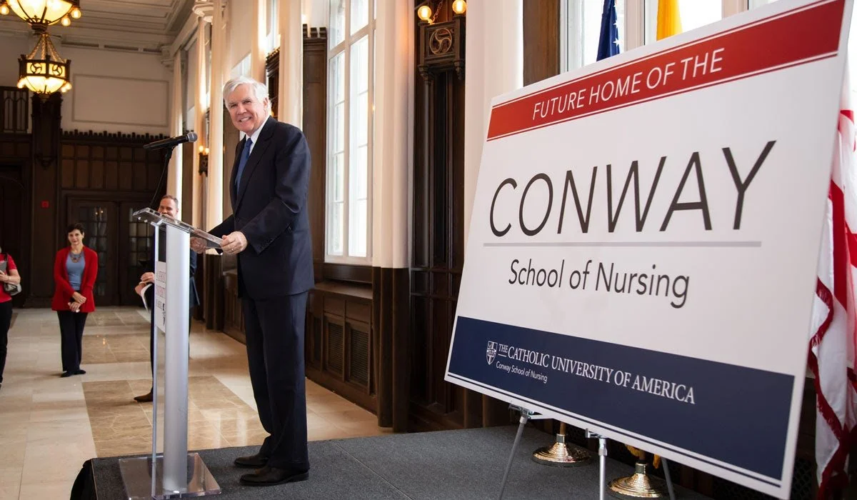 Conway Family Provides Additional $20 Million to Catholic University