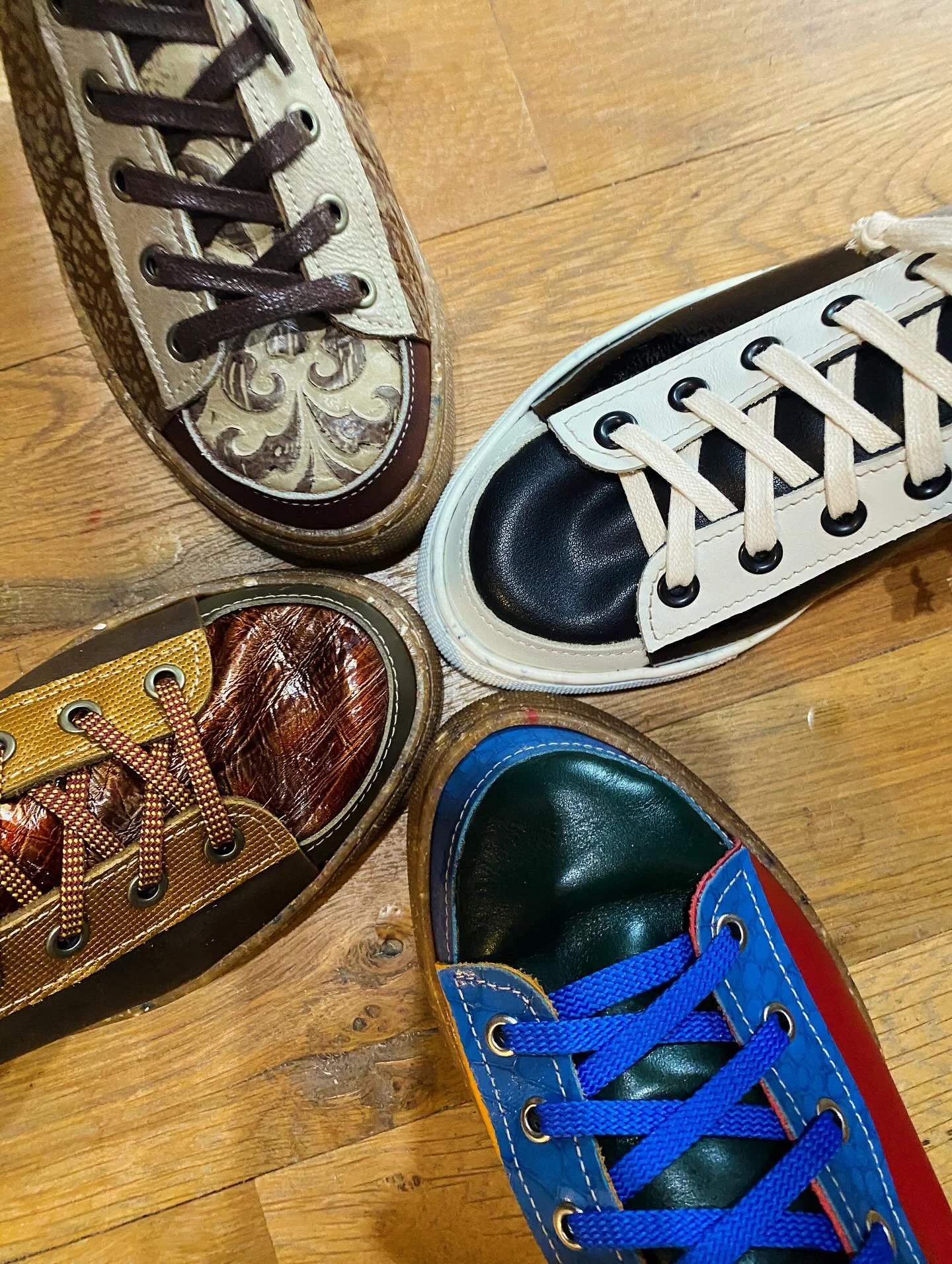 It was Siblings day at Colorado Shoe School. Check out these great designs. #learntomakesneakers, #handmadeshoes, #thingstodoincolorado