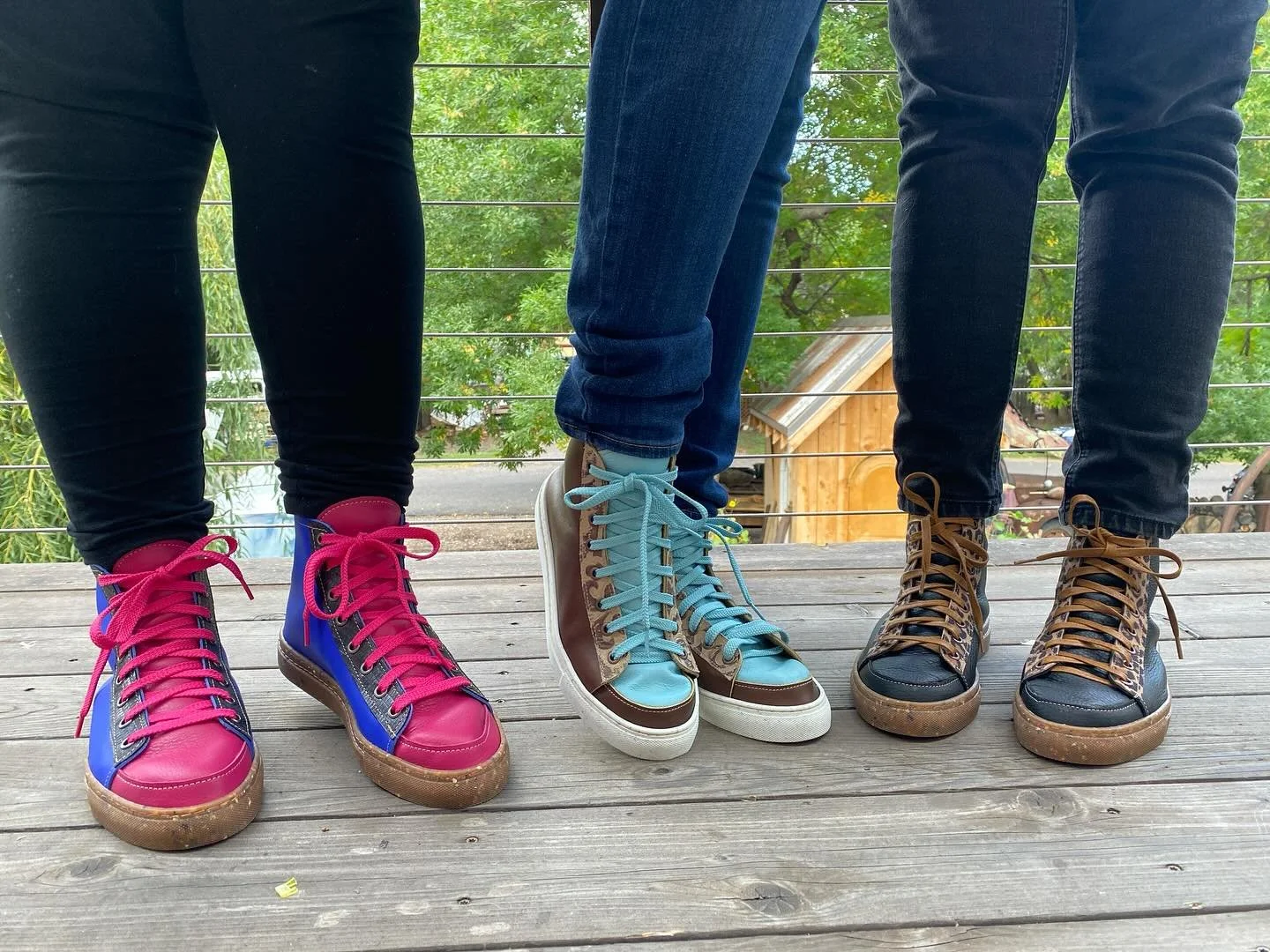 Sheila, Annette and Mary are three longtime friends and now they have another great experience making shoes together. #coloradoshoeschool, #bluemeanie