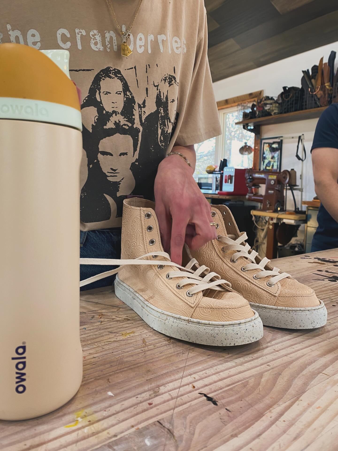 We still have a few spots open for April 11. Come make yourself some sneakers and get ready for spring fun. Sign up on our website. #onedaysneakers, #thingstodoinfortcollins #learntomakeshoes #coloradoshoeschool