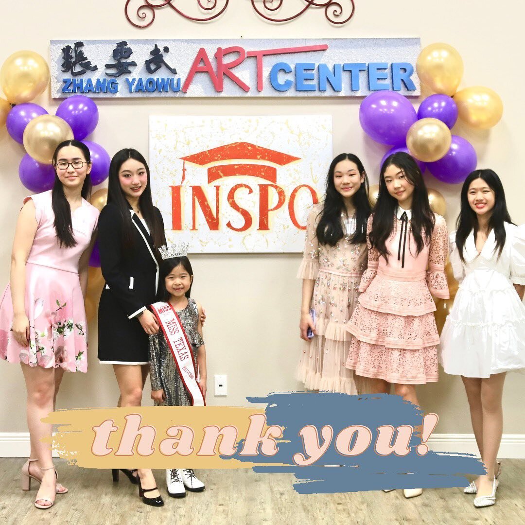 We want to thank all our INSPO Youth Ambassadors for helping make this event happen! From hanging up the artworks, helping with the auction, and setting up the event, this event would not have been able to happen without everyone's effort!