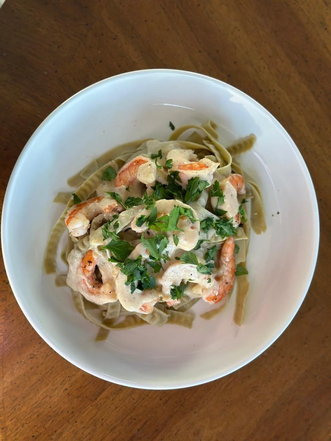 Shrimp Fettuccine Alfredo 