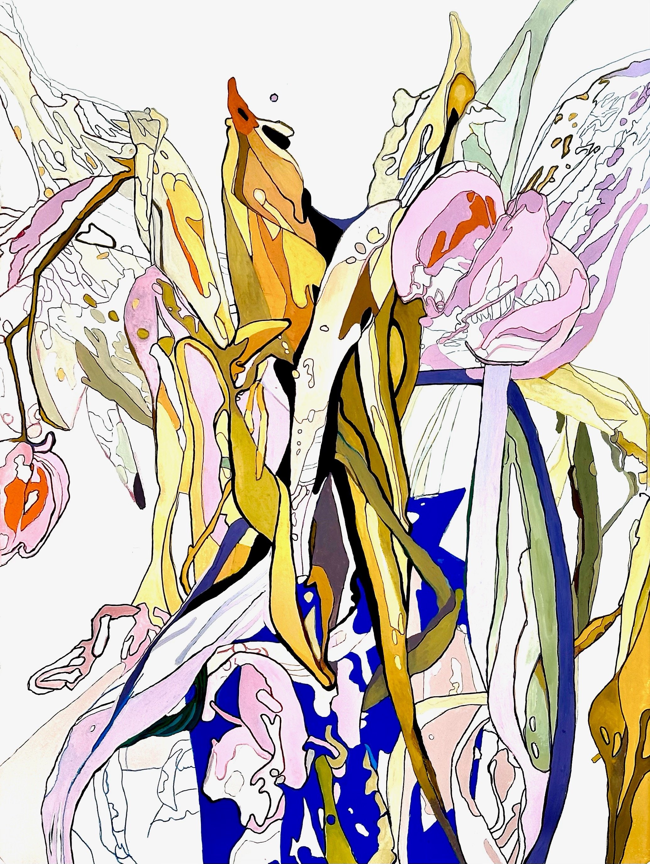 blue vase
