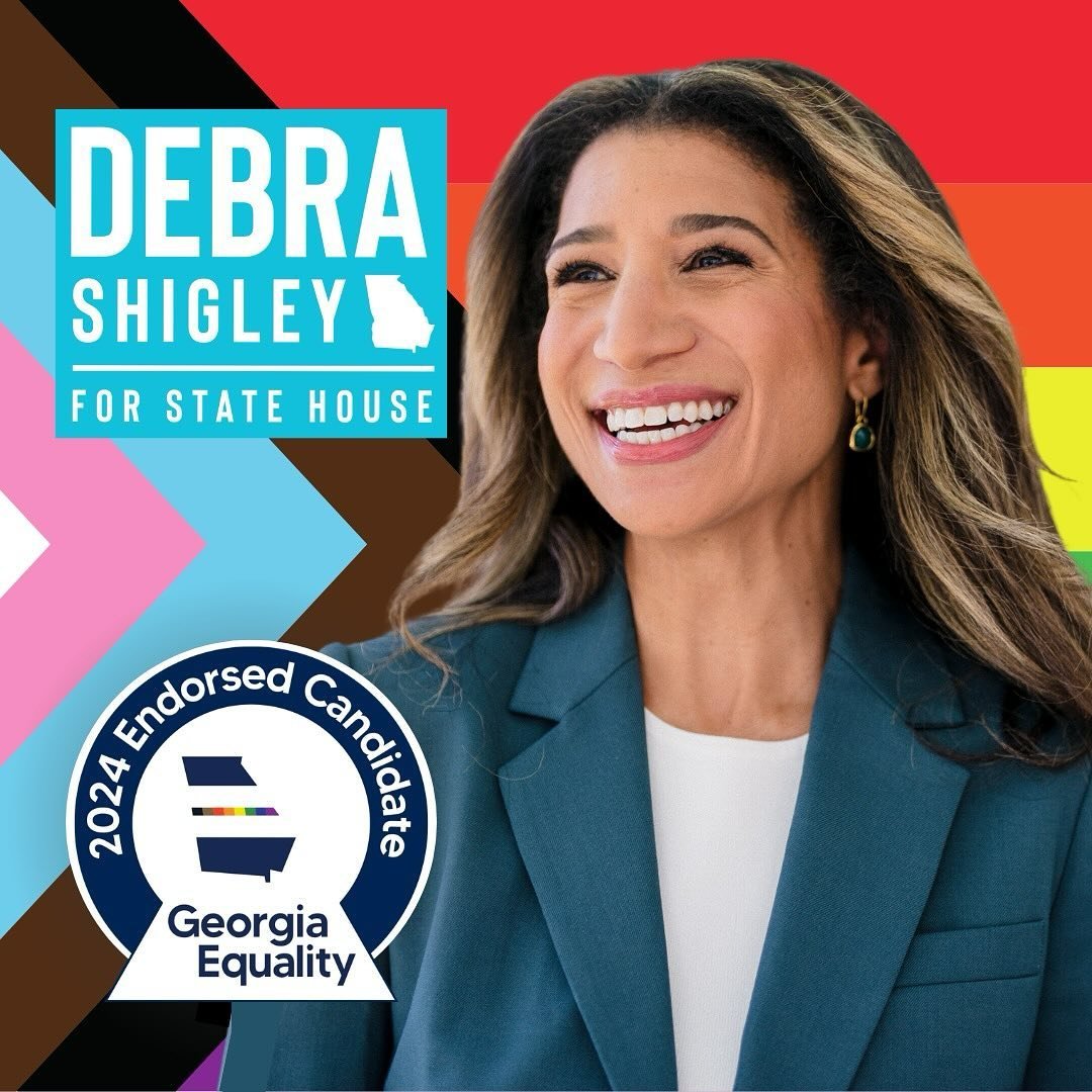 ENDORSEMENT ALERT! I&rsquo;m honored to announce I have been endorsed by @gaequality. 

All LGBTQ Georgians deserve equality and safety, and I will work diligently to ensure that these beliefs are reflected in our state law.

Thank you @gaequality fo
