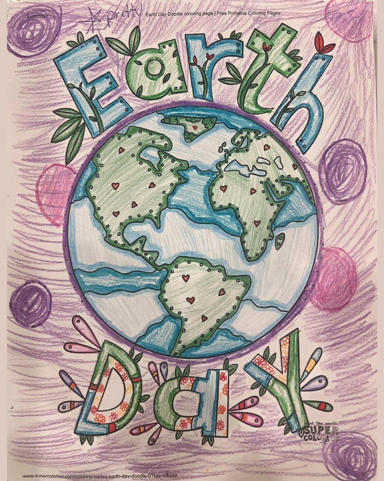 Happy Earth Day! This drawing was done by my nine year old daughter, Reina. We must commit to protecting our beautiful planet Earth to ensure a bright future for the next generation. 🌎

#earthday