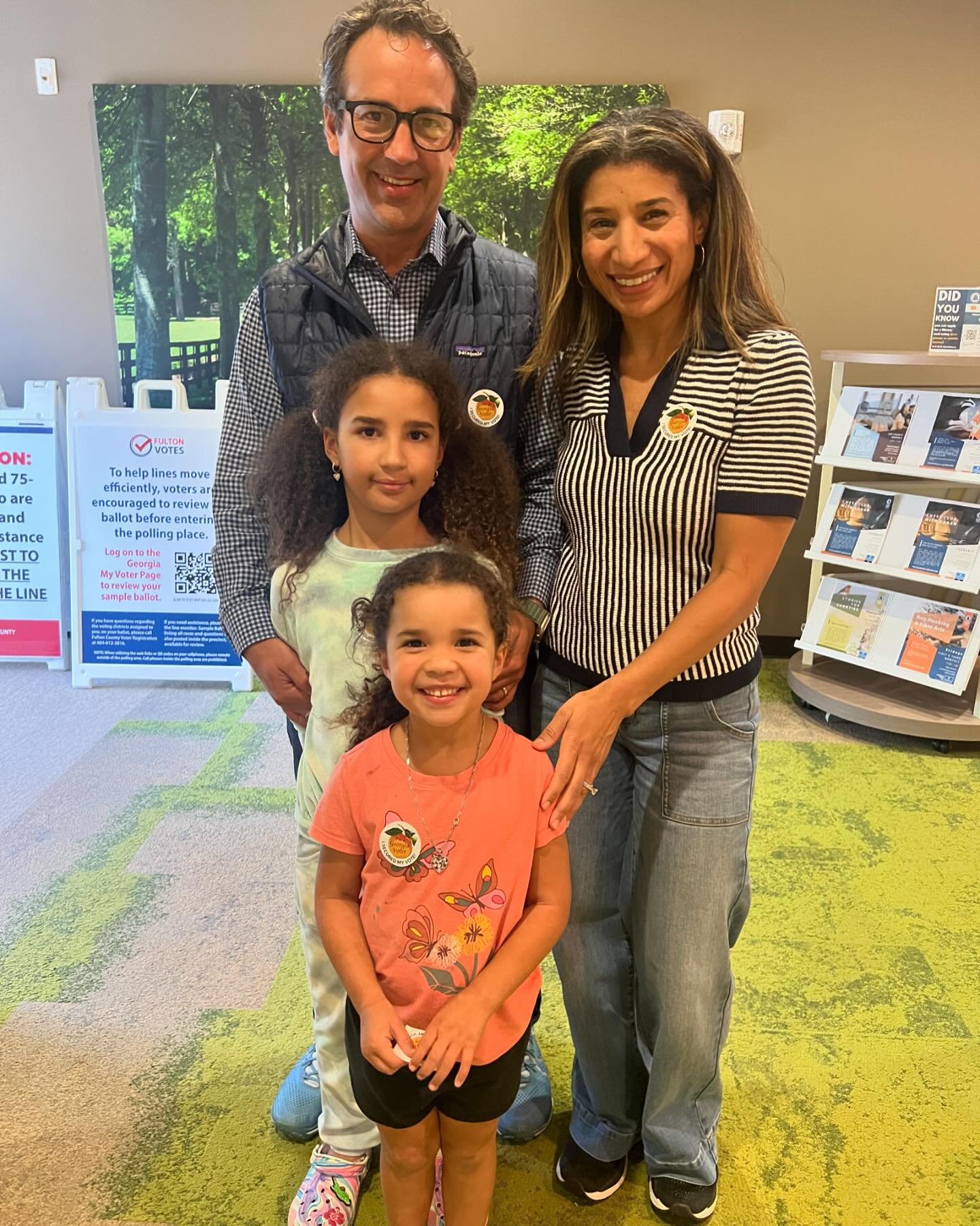 Voted! Pretty amazing to bring two of my girls and show them my name on the actual ballot🥲. 

I&rsquo;m running to ensure a bright future for them and for every family in our community. The time has come for change, and that&rsquo;s what we&rsquo;re