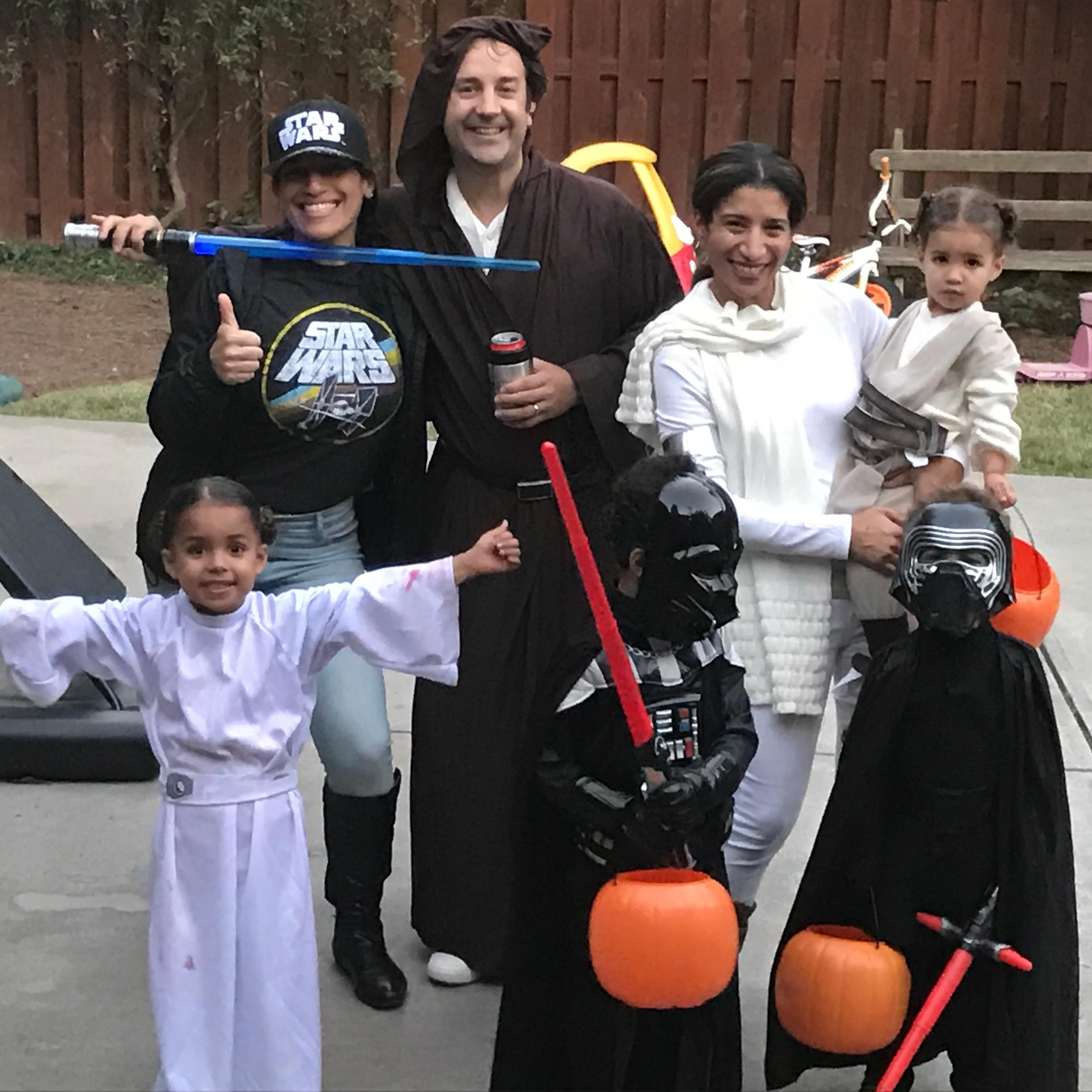 May the Fourth be with you! Throwback to my peak Halloween family costume achievement. 😅 Here I was newly pregnant with Margot. The kids have since asserted their own personal costume aspirations&mdash; but maybe down the line they&rsquo;ll humor me