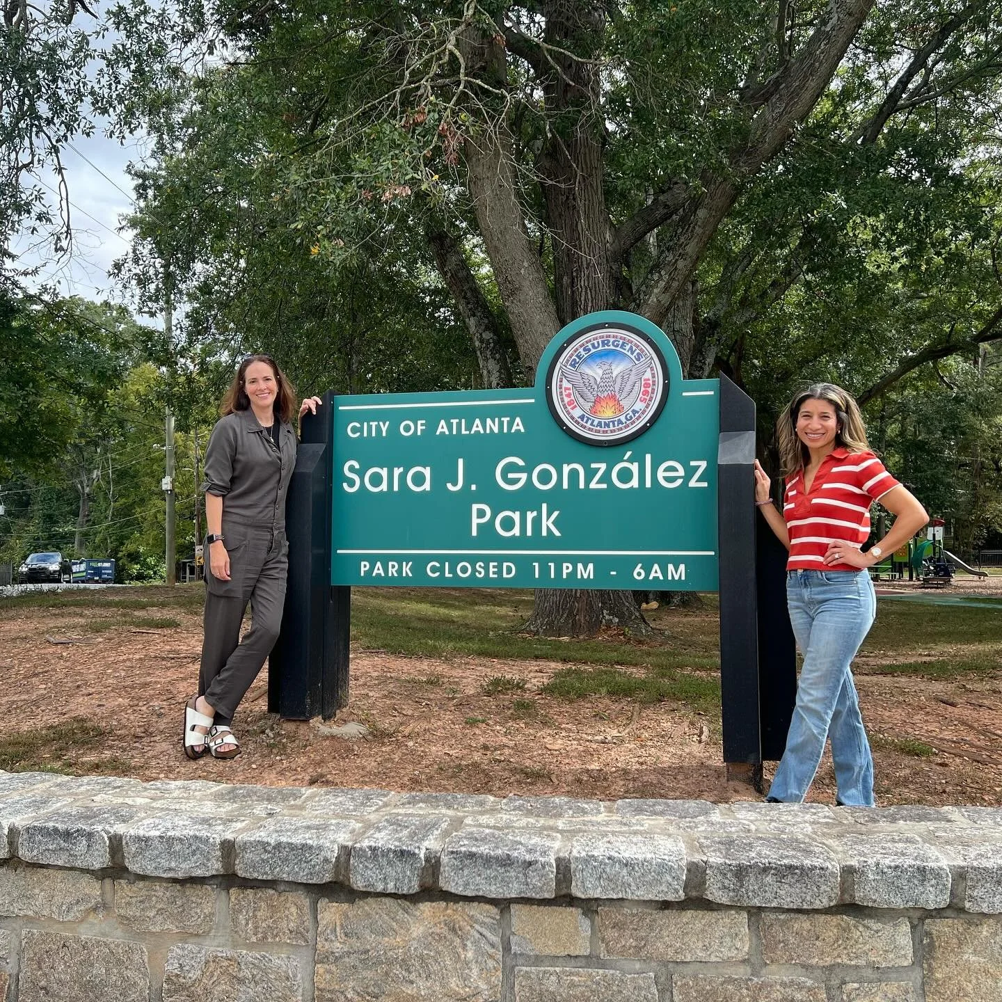 Spent the morning at Sara J. González Park with my dear friend Isabel González Whitaker, whose mother inspired the park’s name and legacy. 
In 2009, Isabel set out to revitalize the neighborhood park where she grew up — in