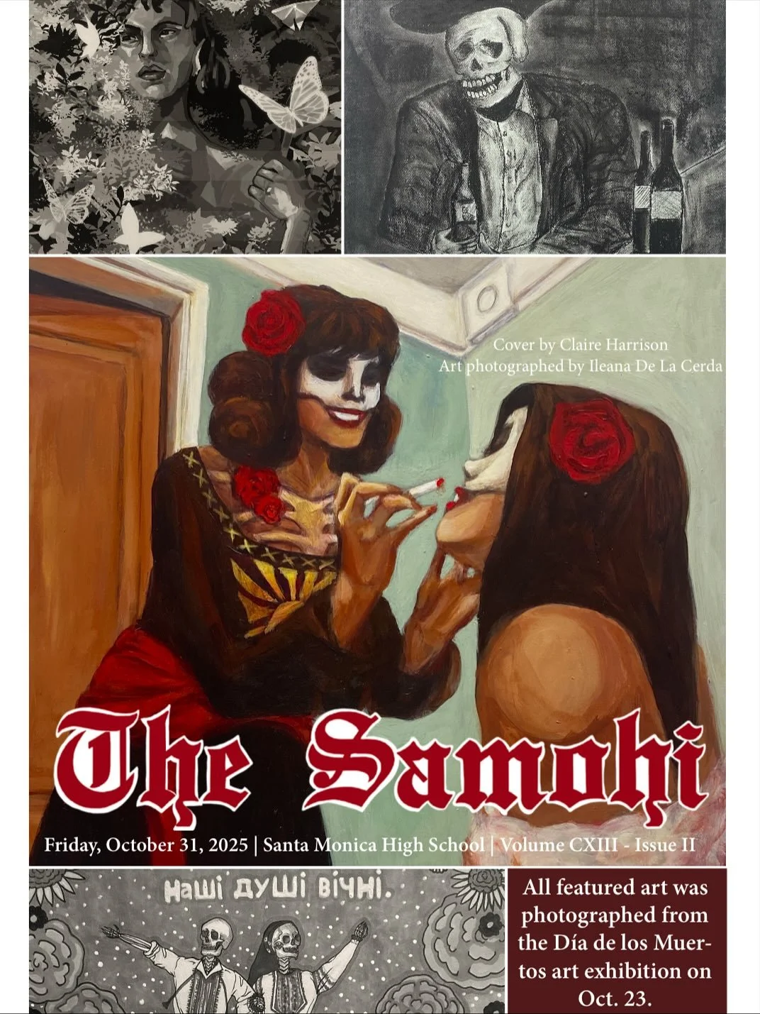 Cycle 2 of The Samohi is now out! Check out the &ldquo;Not So Spooky&rdquo; Centerspread 🎃🦇 Happy Halloween Vikings!