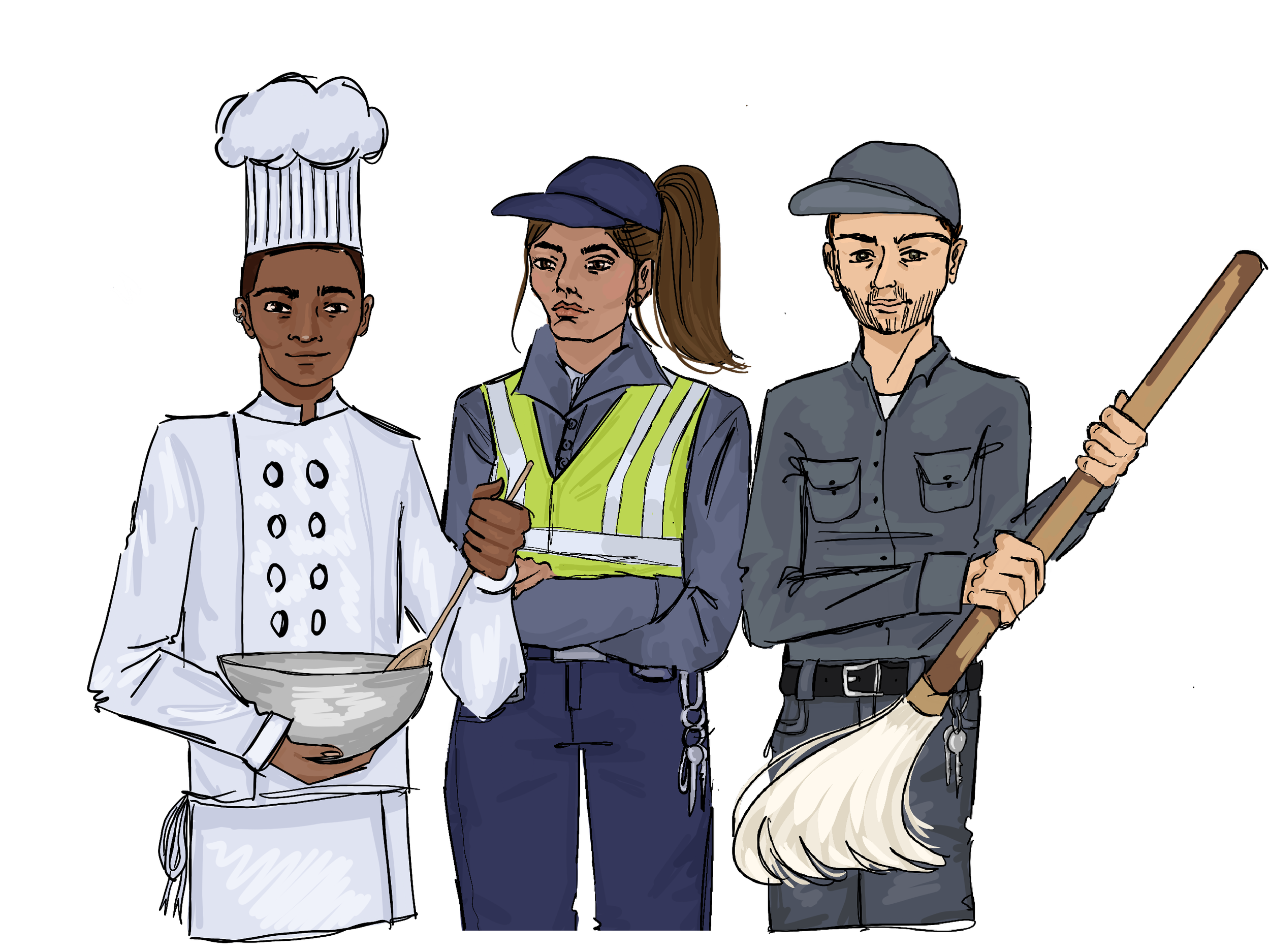 To those who keep our campus safe, seasoned, and sanitary