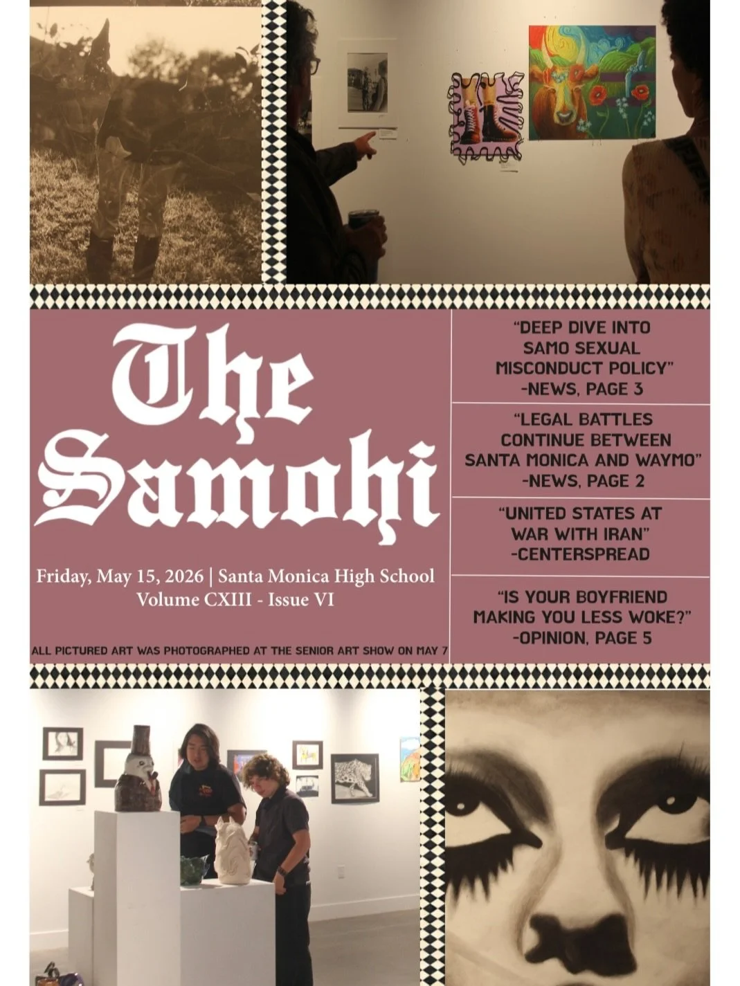 Cycle 7 is out now!! Go read &ldquo;Deep Dive into Samo Sexual Misconduct Policy,&rdquo; &ldquo;Is Your Boyfriend Making You Less Woke?,&rdquo; and many more great articles!