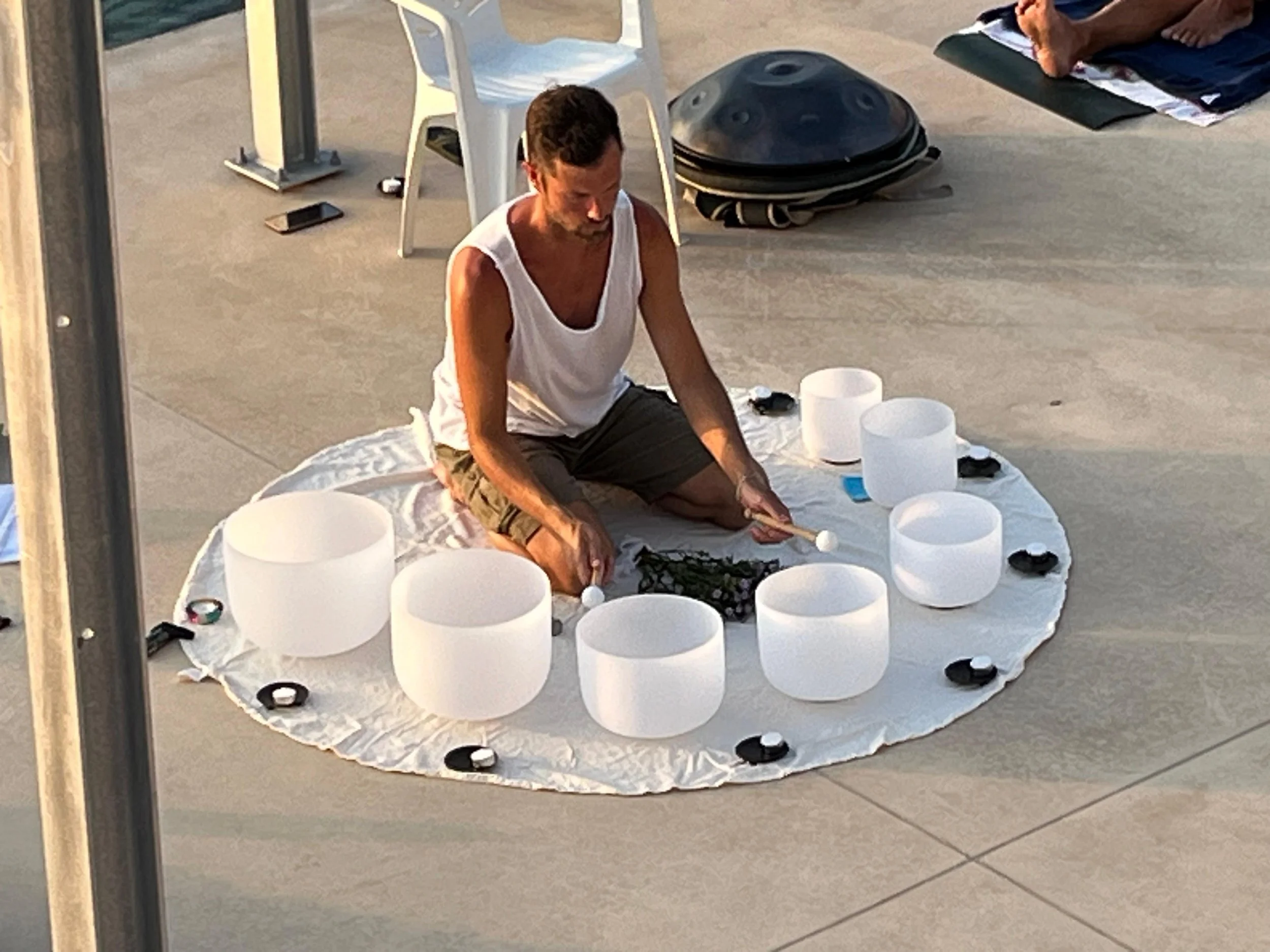 Yoga e Campane di cristallo