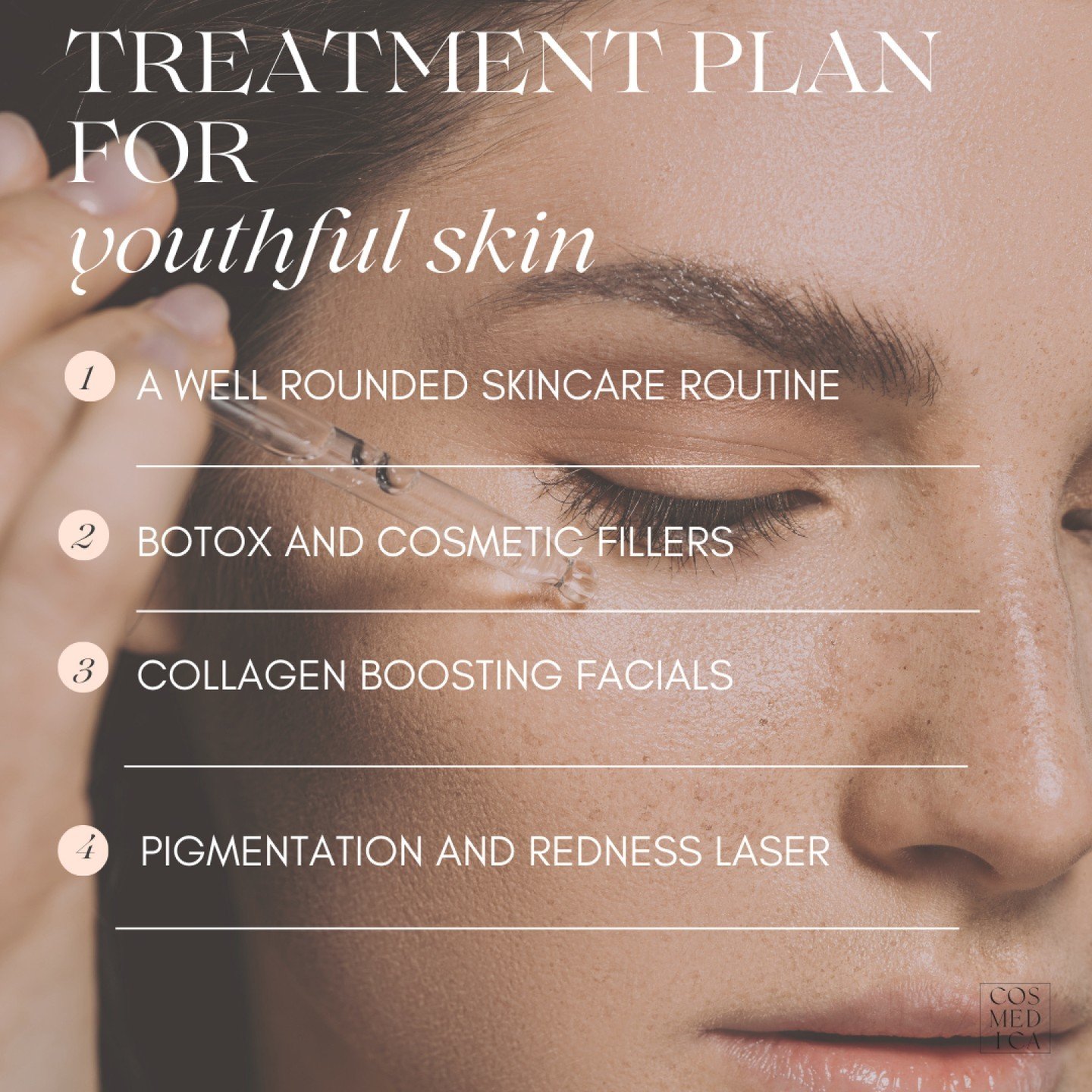 Its never too early to get started with a treatment plan ! 4 simple and easy steps is all it takes. 

Step 1: 
A well rounded skincare routine is needed for all. 

Step 2: 
Botox and Filler is the best treatment to get started with. Neurotoxin to sof
