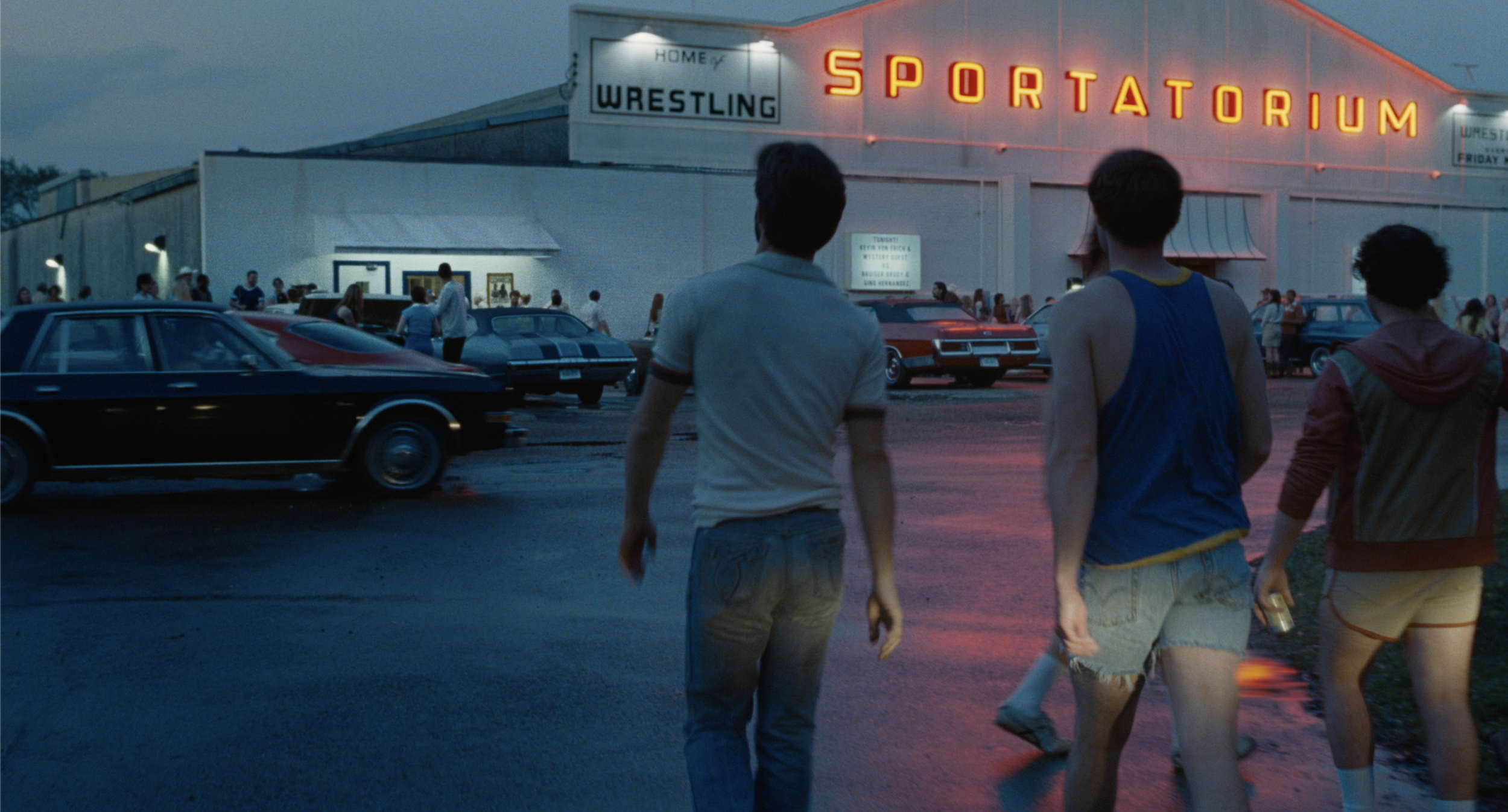 Sportatorium exterior recreation, The Iron Claw (2023)