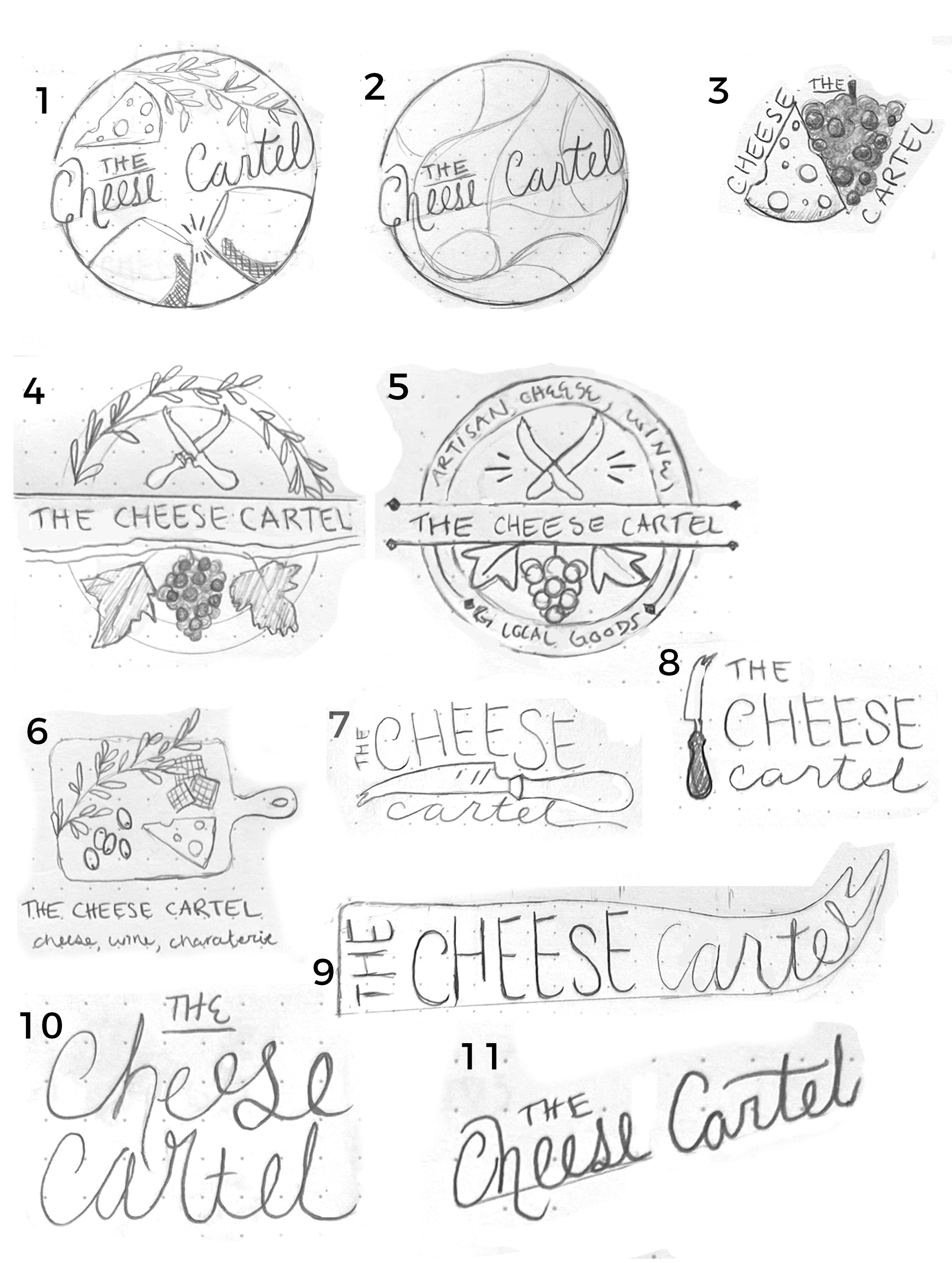 Initial sketch concepts