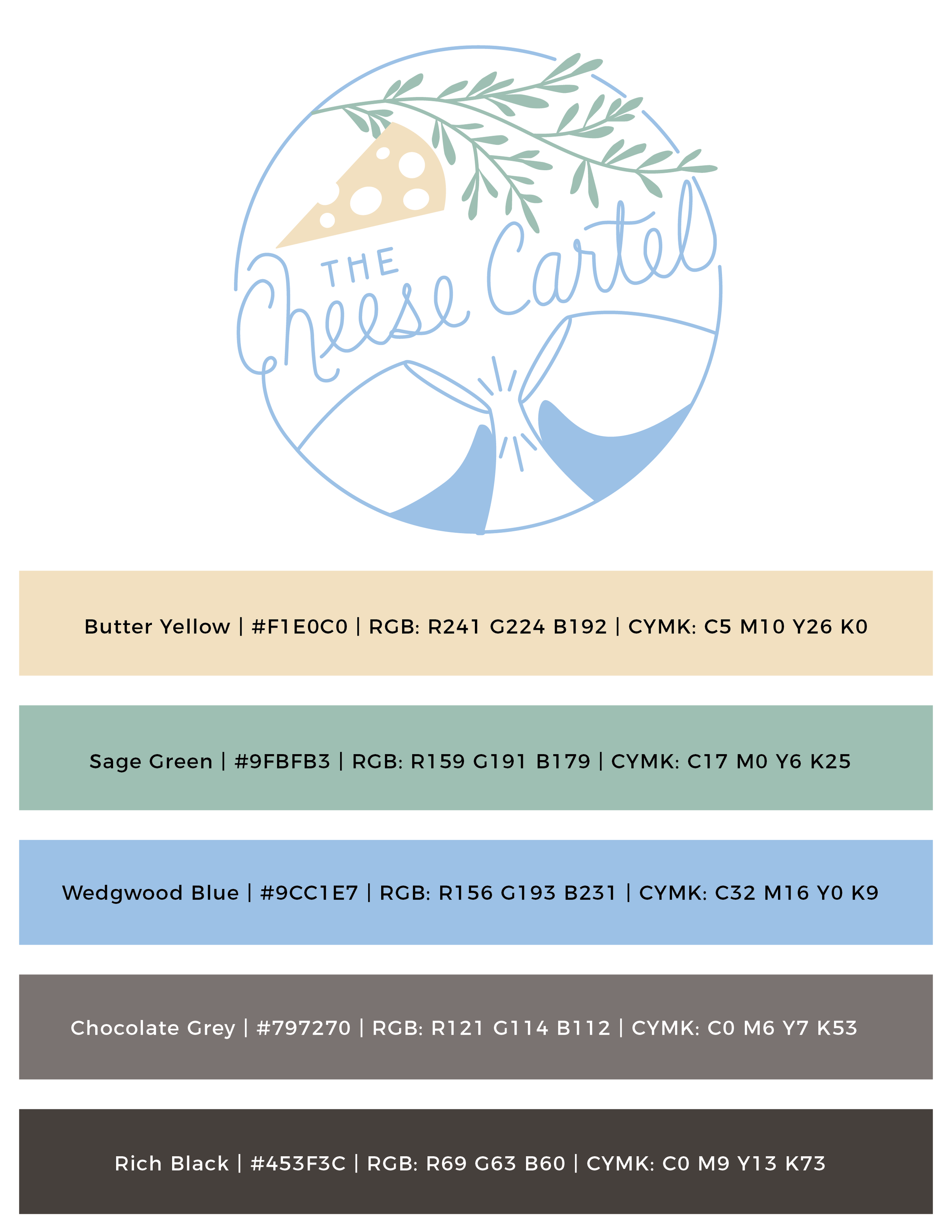 Color palette, detailed