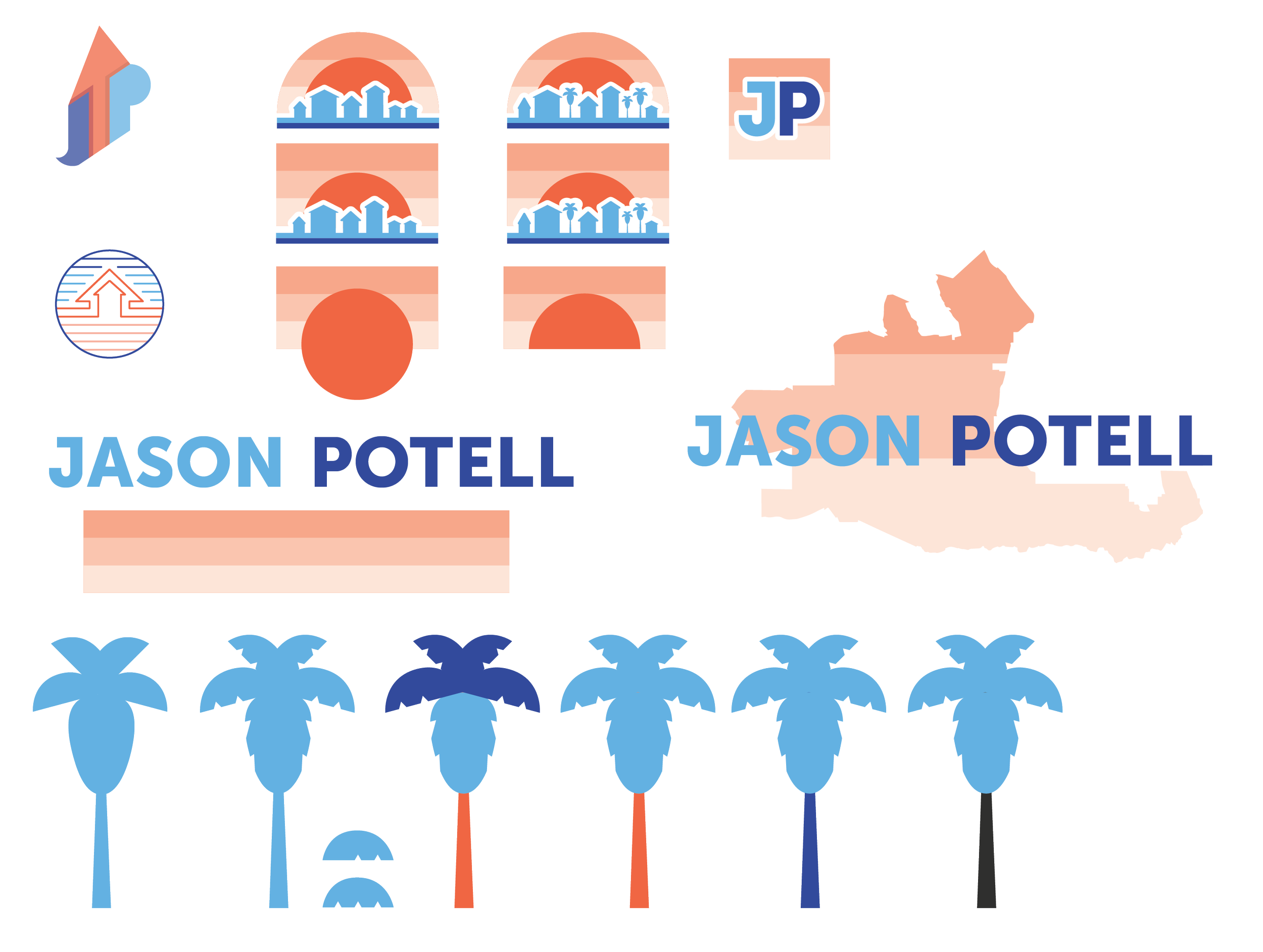 Initial graphic concepts and identity-building
