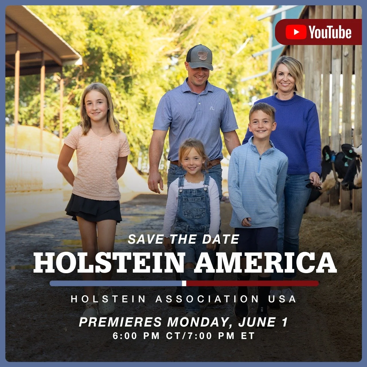 Holstein America is BACK! 

Tune in for a new episode dropping just in time to kick off National Dairy Month.

In the meantime, hit subscribe on Holstein Association USA&rsquo;s YouTube channel so you never miss an episode.