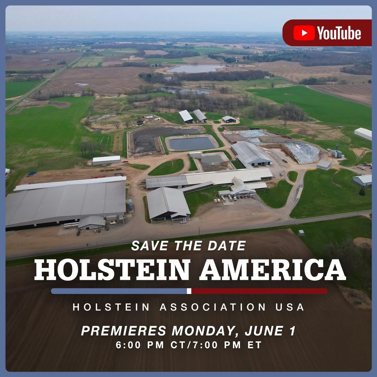 It's June Dairy Month - a time to celebrate the farmers, families, and Registered Holsteins behind the dairy products we enjoy every day. 🐄🥛

That's exactly what we're doing tonight on Holstein America! Join the premiere on our YouTube channel at 7