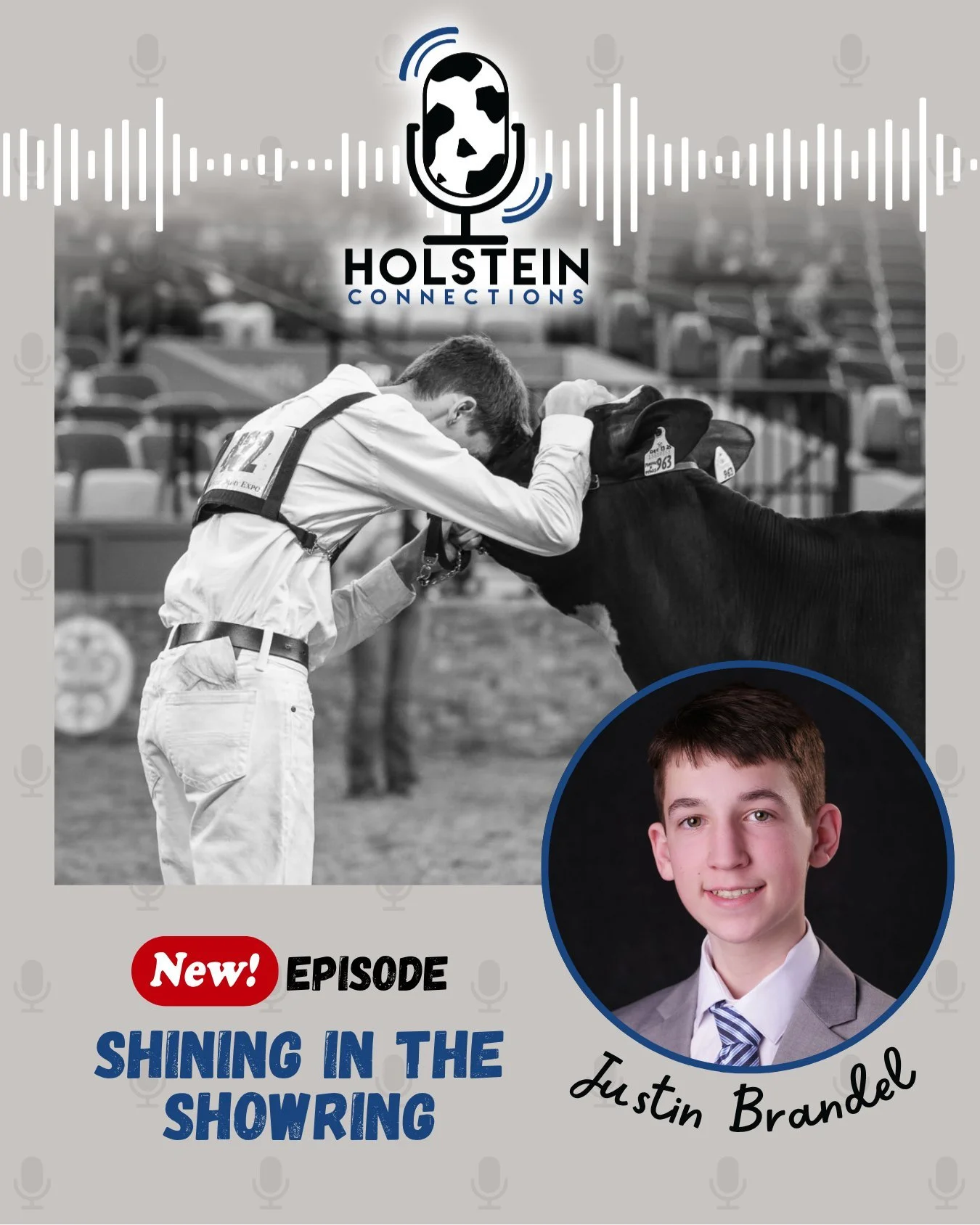 Fresh off the colored shavings!

Our newest episode of Holstein Connections features Justin Brandel, who had an unforgettable World Dairy Expo, winning Intermediate Youth Showmanship and going on to be named the Annette Ostrom Memorial Supreme Showma