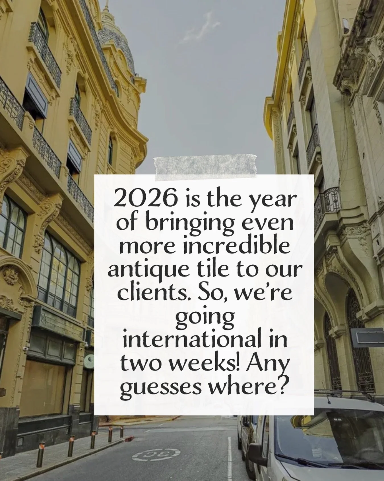 Antique tiles can be found across the world, and we want our clients to have access to them! I&rsquo;ll be on a weeklong international buying trip later this month. Can you guess where I&rsquo;m headed? #architecturalsalvage #antiquetiles #buyingtrip