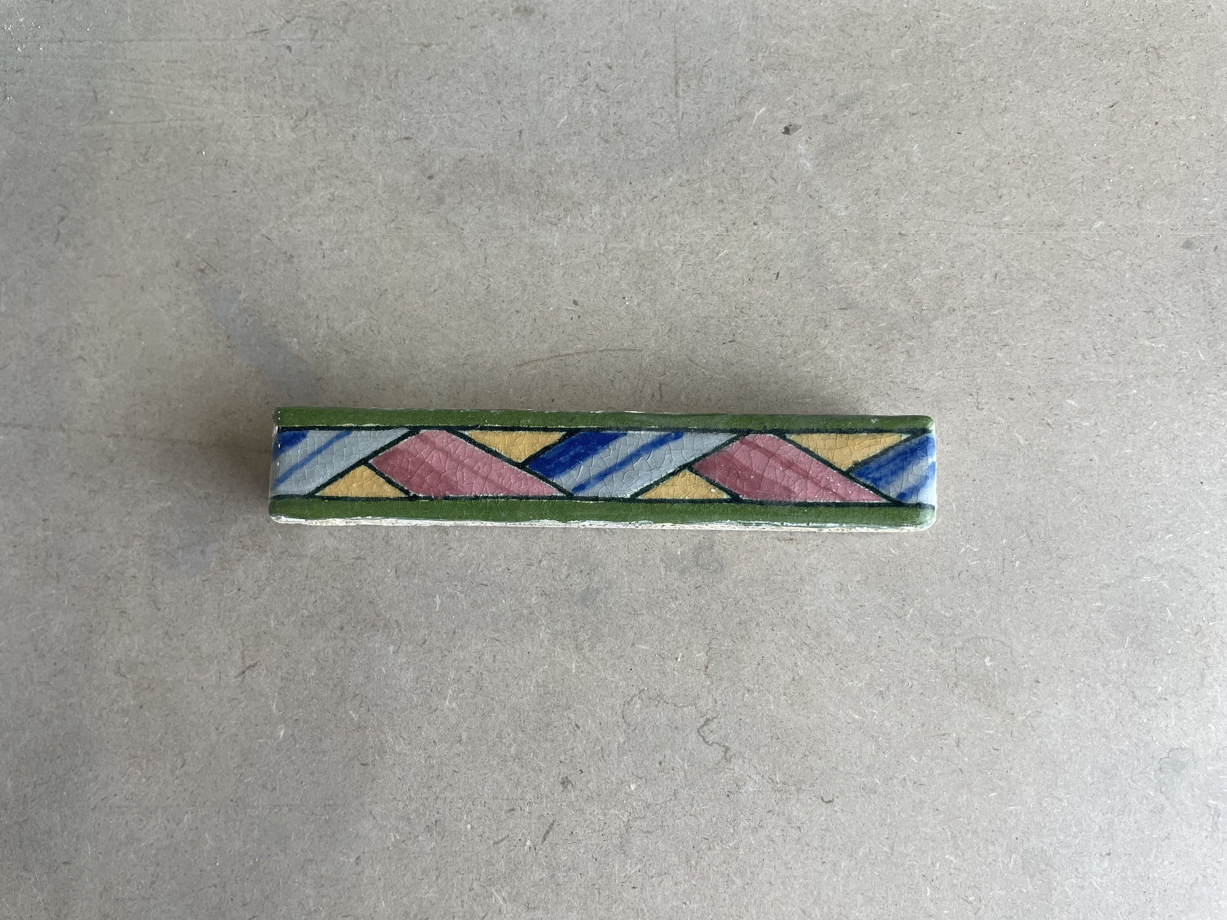 1920s Craftsman Liner Border Tiles - Claycraft