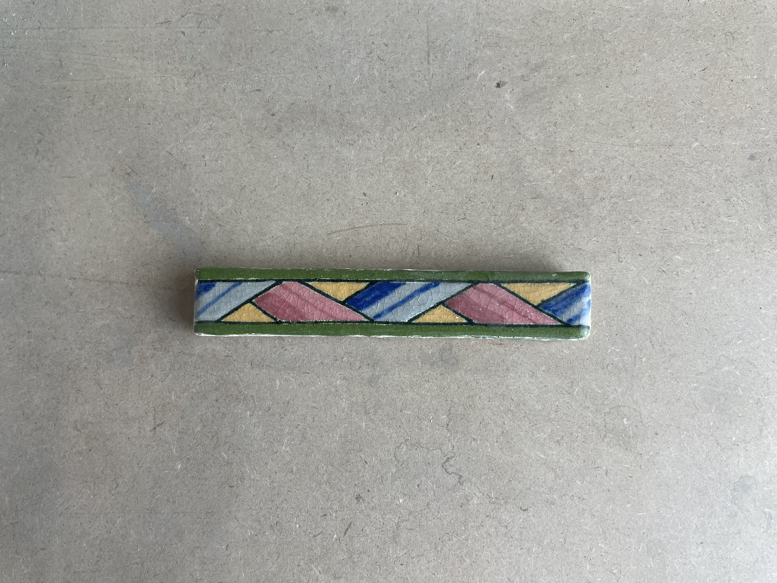 1920s Craftsman Liner Border Tiles - Claycraft