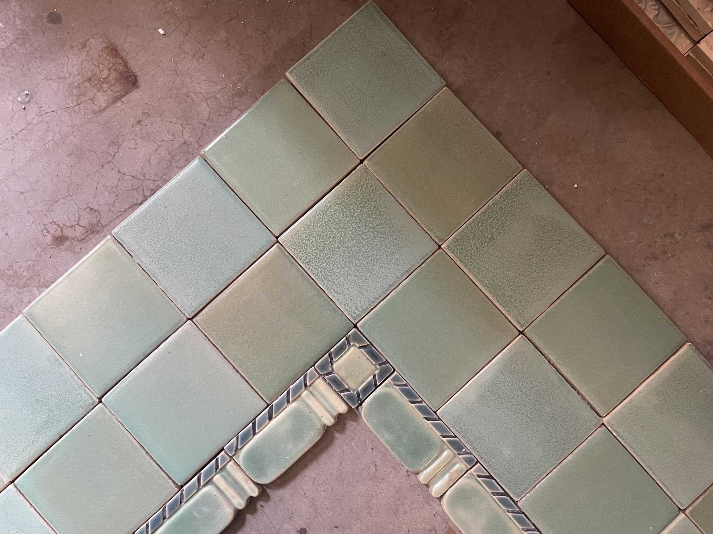 AETCo Faience Fireplace Surround