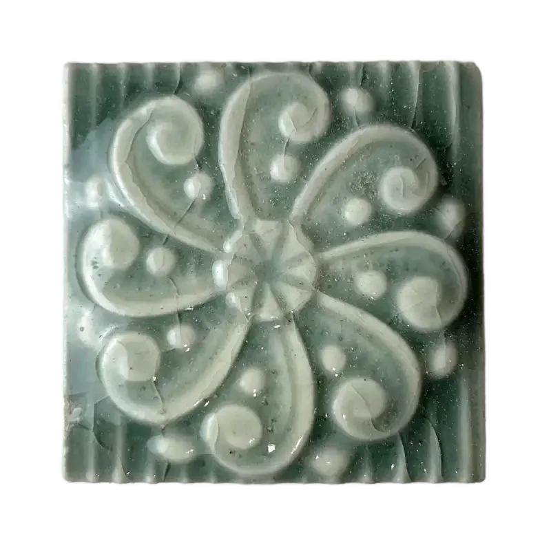 Figural Trent Tile - Storied Salvage Tile Co.