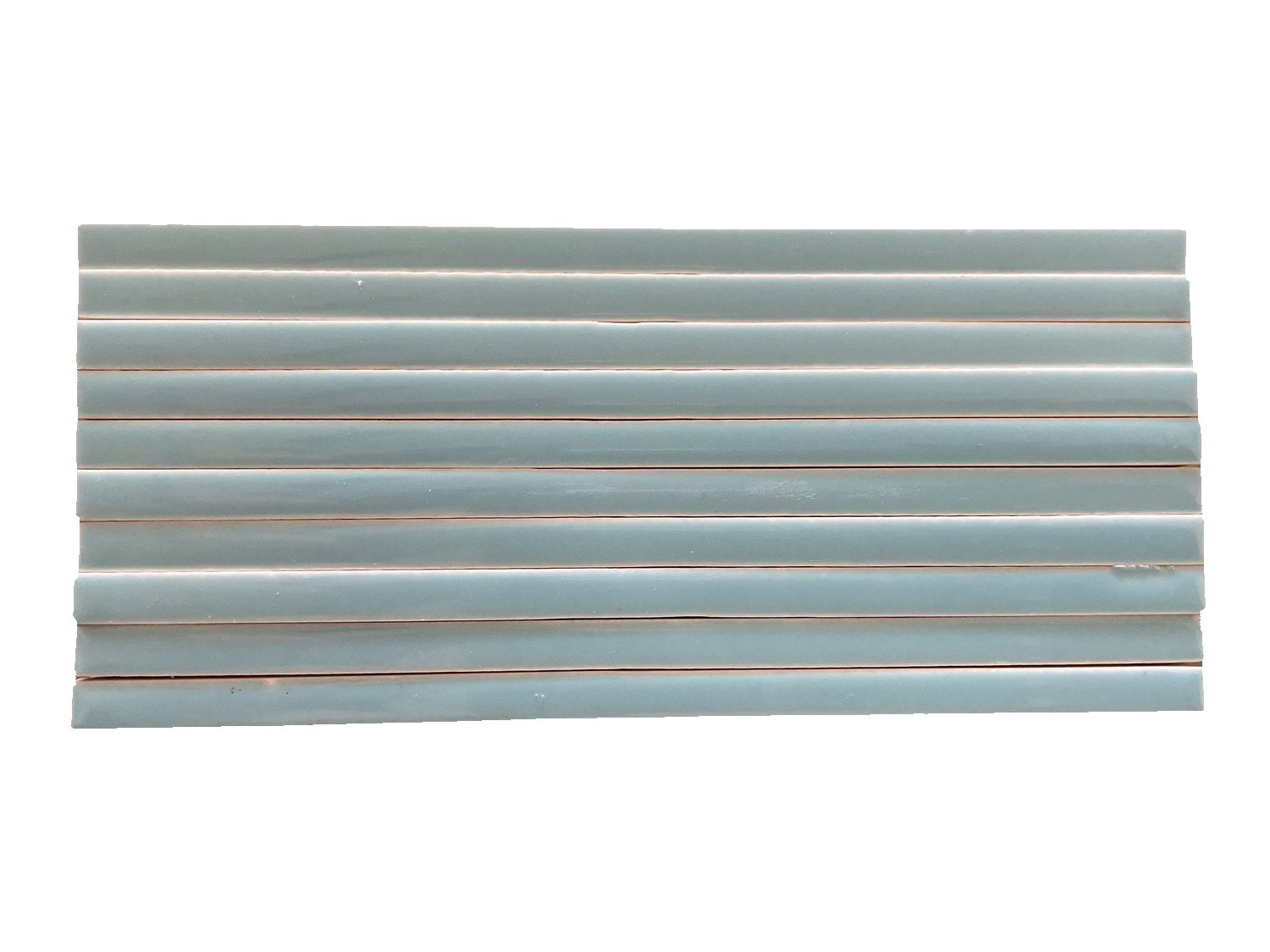 1930s Vintage Light Blue Liner Pencil Tiles