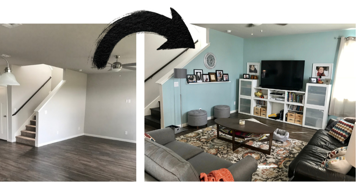 The best way to make a room feel homier and cozier is to paint the walls an actual color