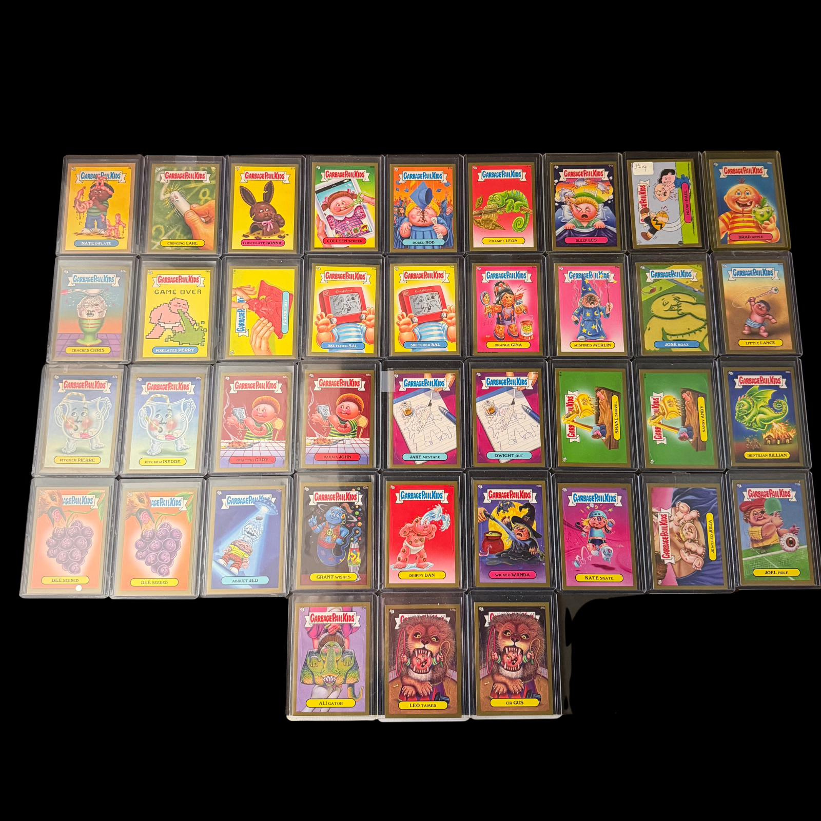 2013 GARBAGE PAIL KIDS BRAND NEW SERIES 2 GOLD PARALLEL CARD LOT OF 39