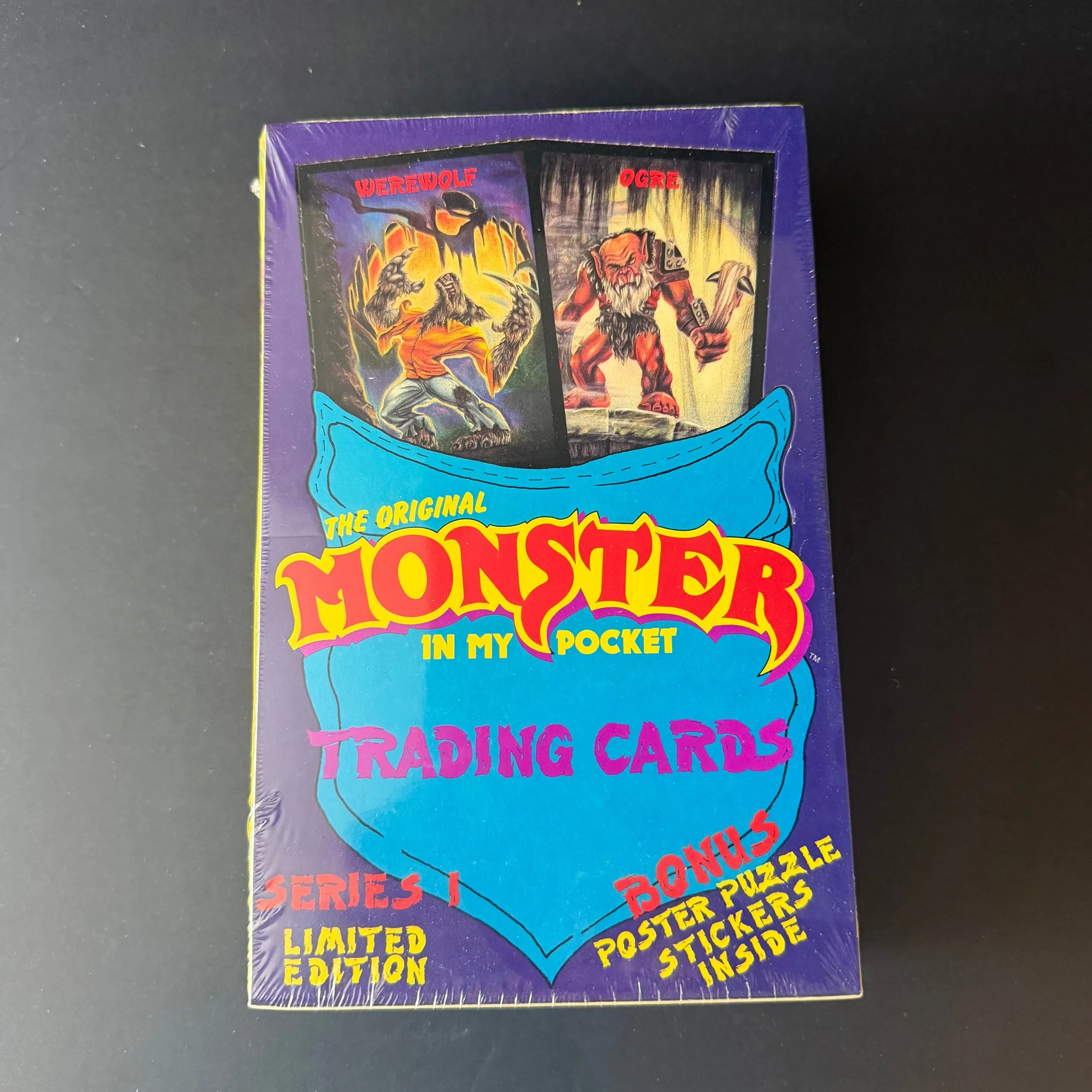 Monster In My Pocket Trading Card Box 1991 SEALED Vintage Monster Cards