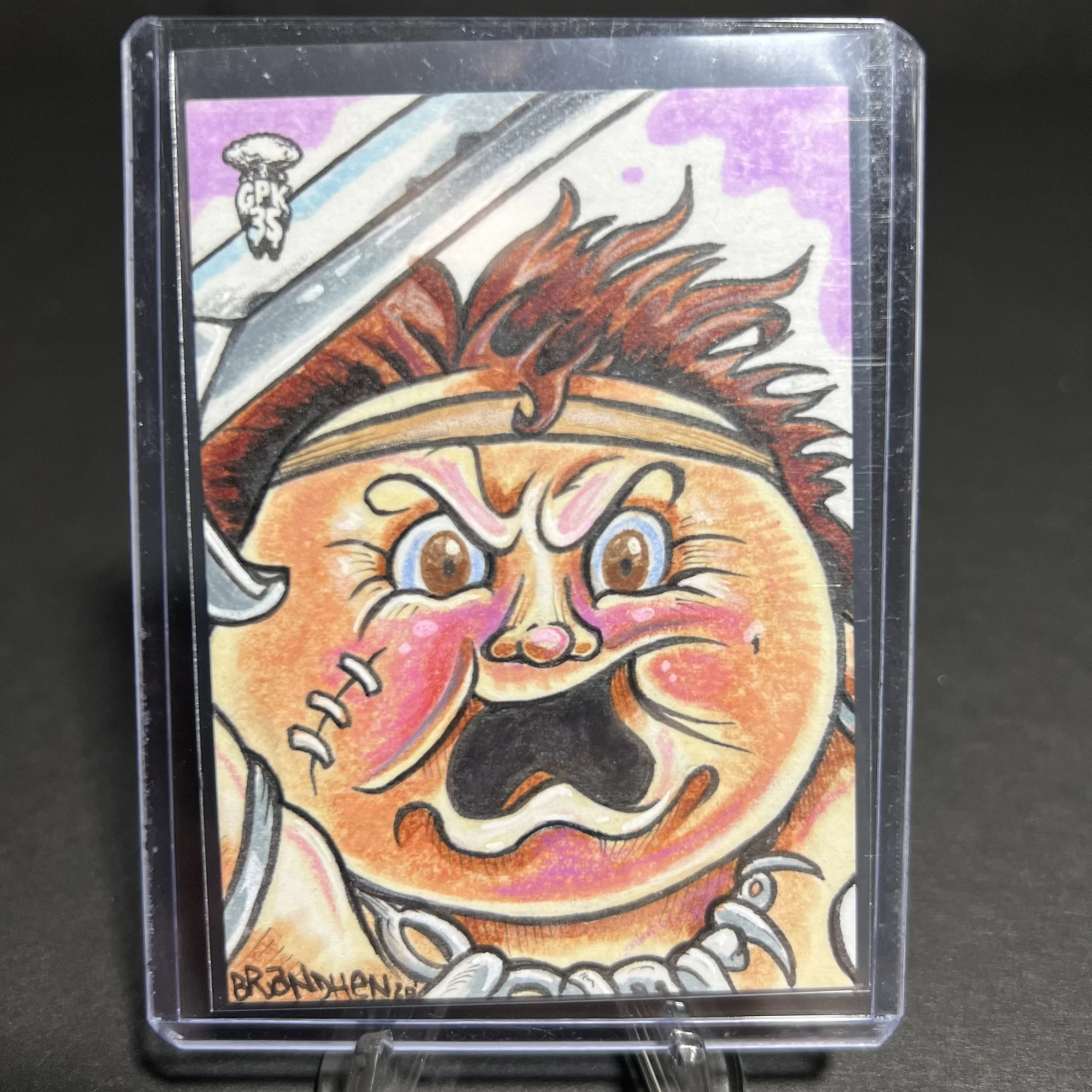 MAD MIKE Sketch Card By BRANDHEN UNTOLD STORIES 2020