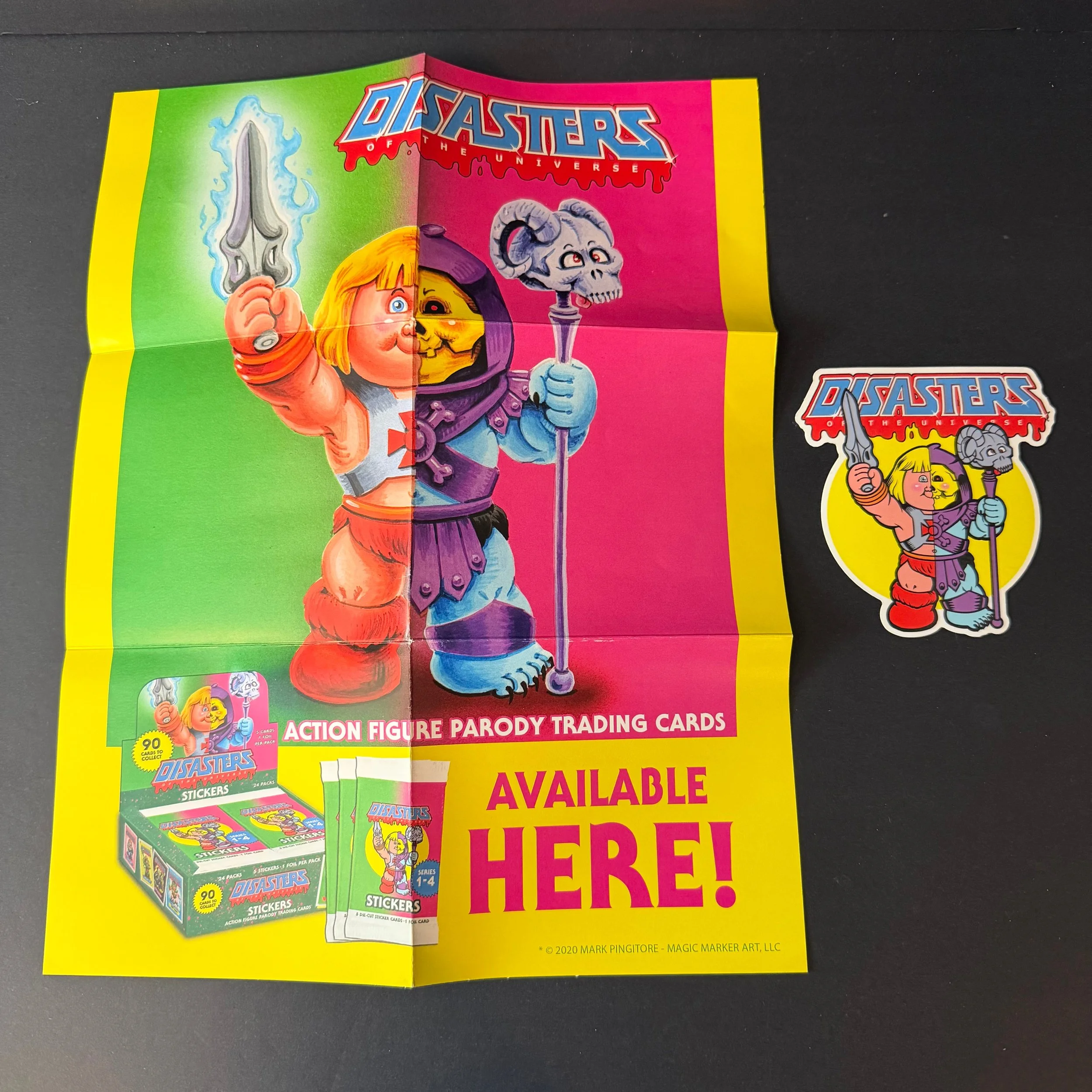 Disasters of the Universe Series 1 Poster & Sticker