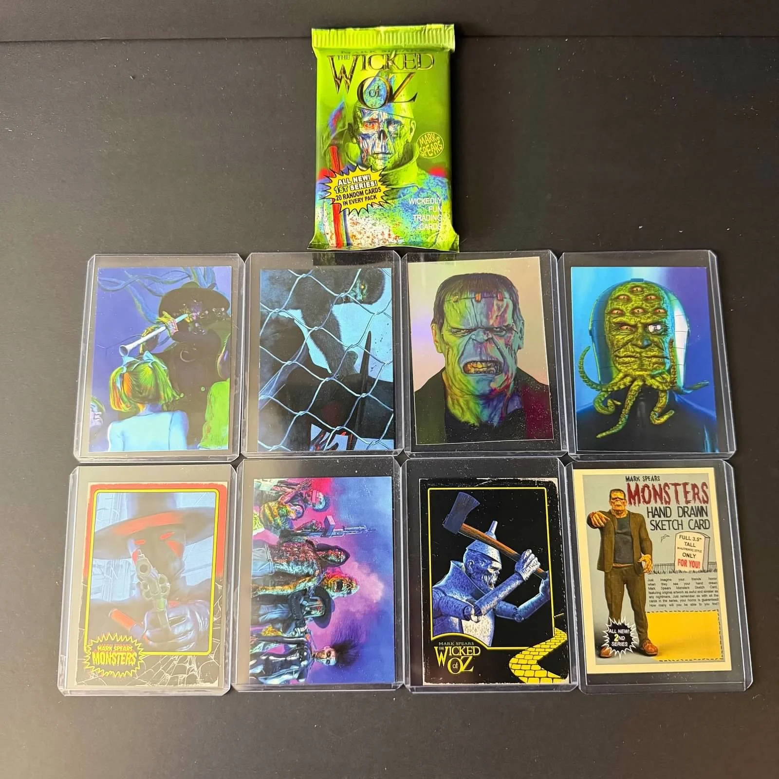 WICKED OF OZ Mark Spears Trading Card Lot of 9