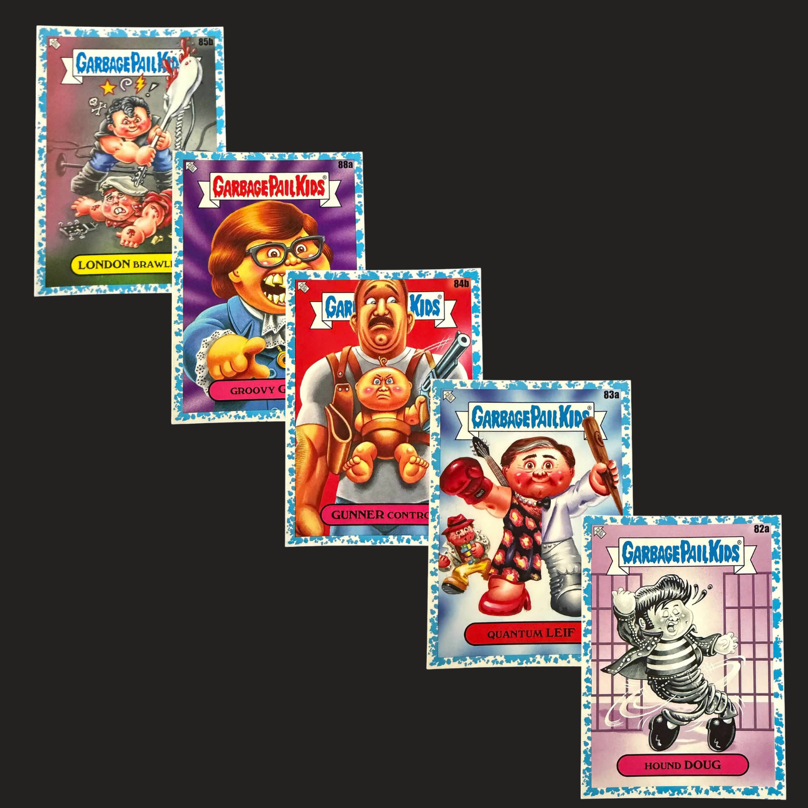 35th Anniversary Blue Border Cards - Lot of 132