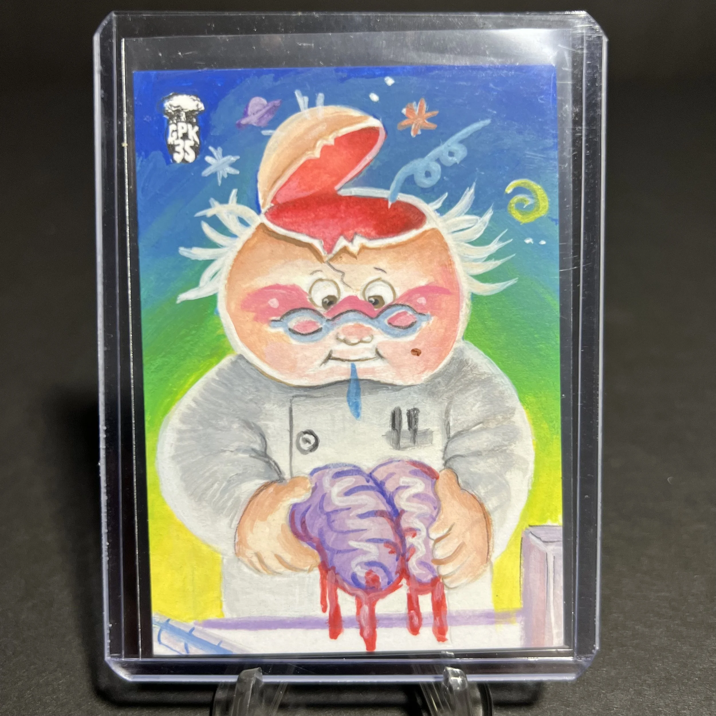 BRAINY BRIAN Sketch Card By BEKKI SHARP UNTOLD STORIES 2020