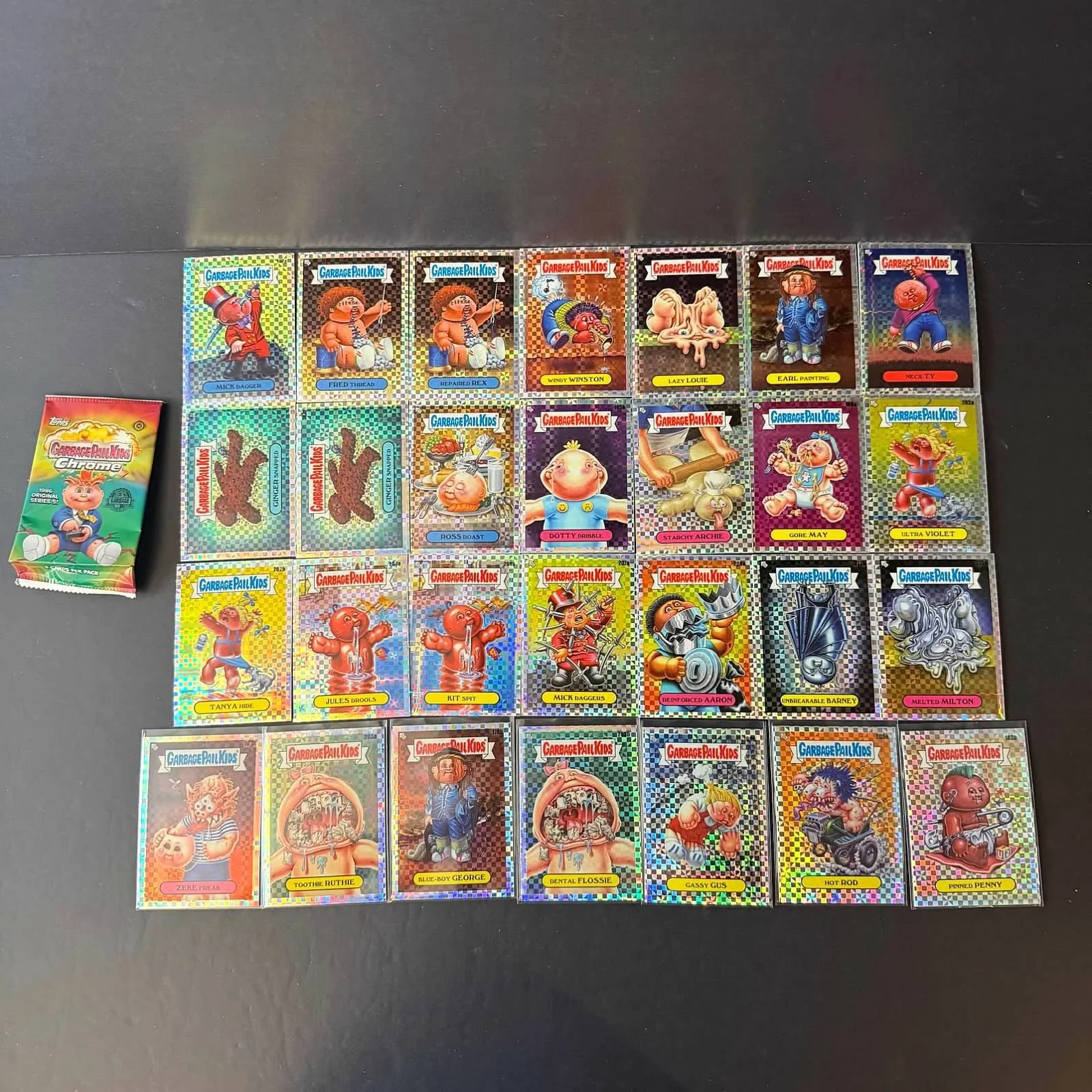 Chrome 5 X-fractor Cards - Lot of 28