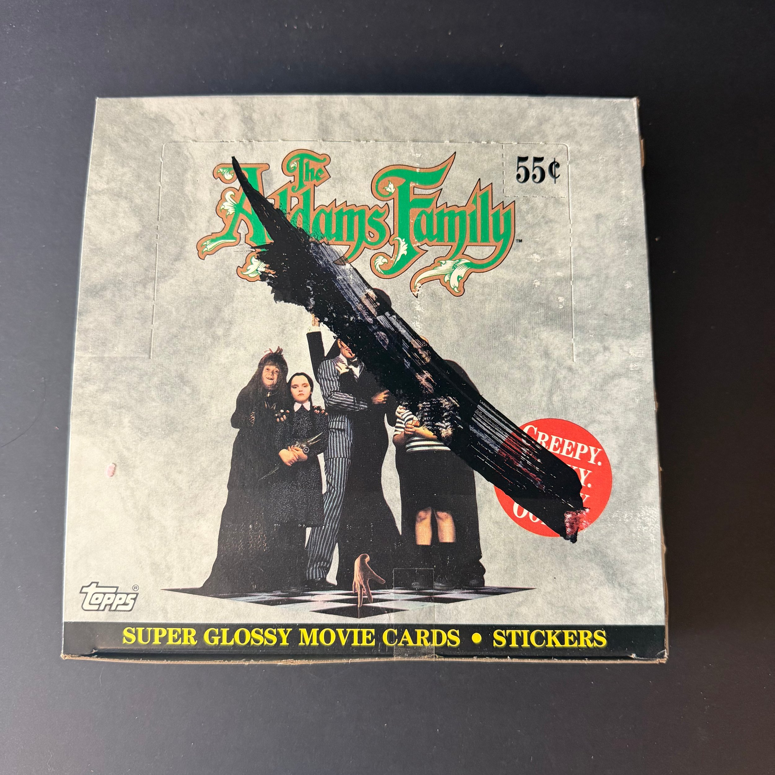 Addams Family Super Glossy Movie Cards Box Topps 36 Count Sealed Factory Returned