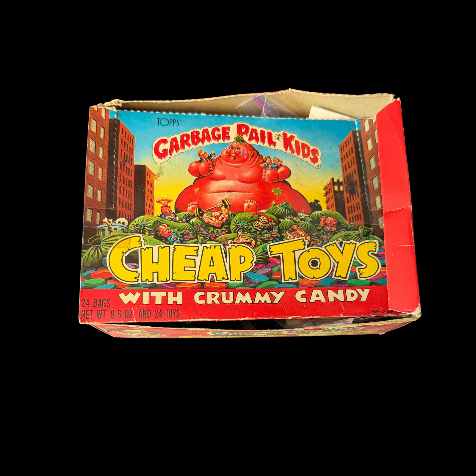 GARBAGE PAIL KIDS CHEAP TOYS EMPTY BOX LABELED