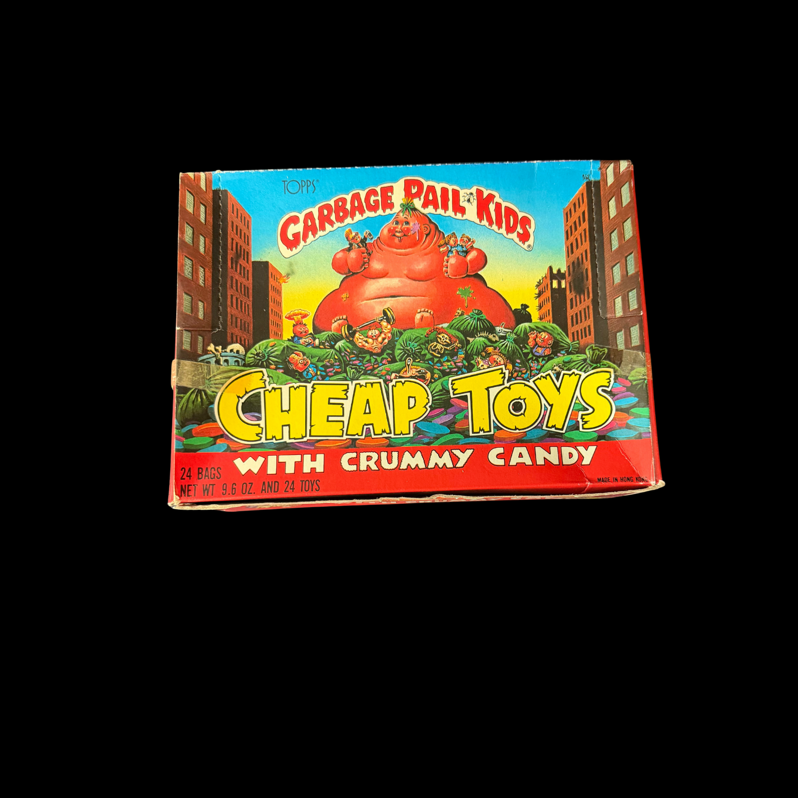 GARBAGE PAIL KIDS CHEAP TOYS EMPTY BOX LABELED