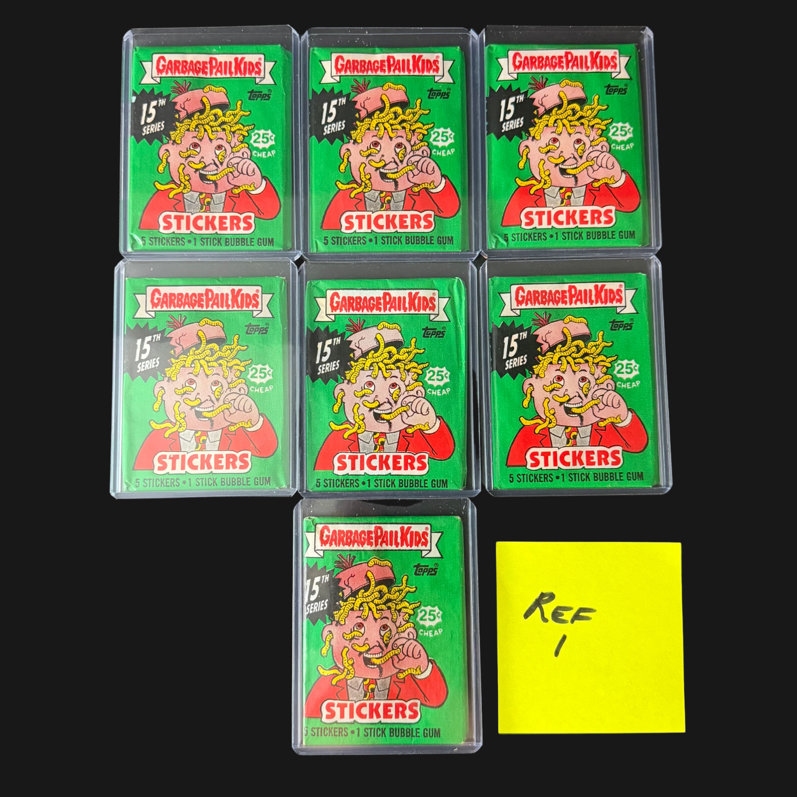 Topps Original Series 15 LOT OF 7 PACKS - with 25 CENT