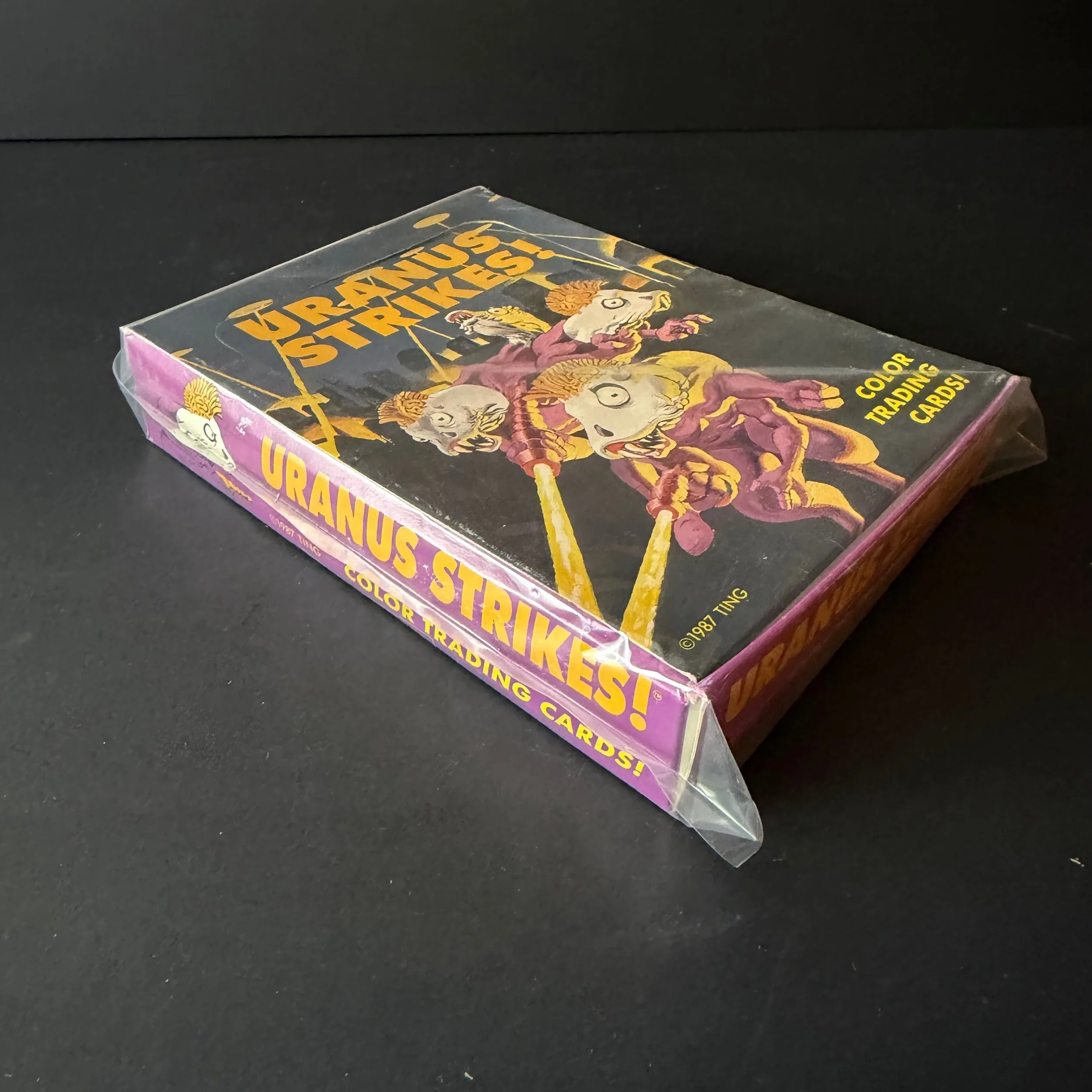 1987 Uranus Strikes Wax Box 48 Packs Gross-Out Parody Trading Cards