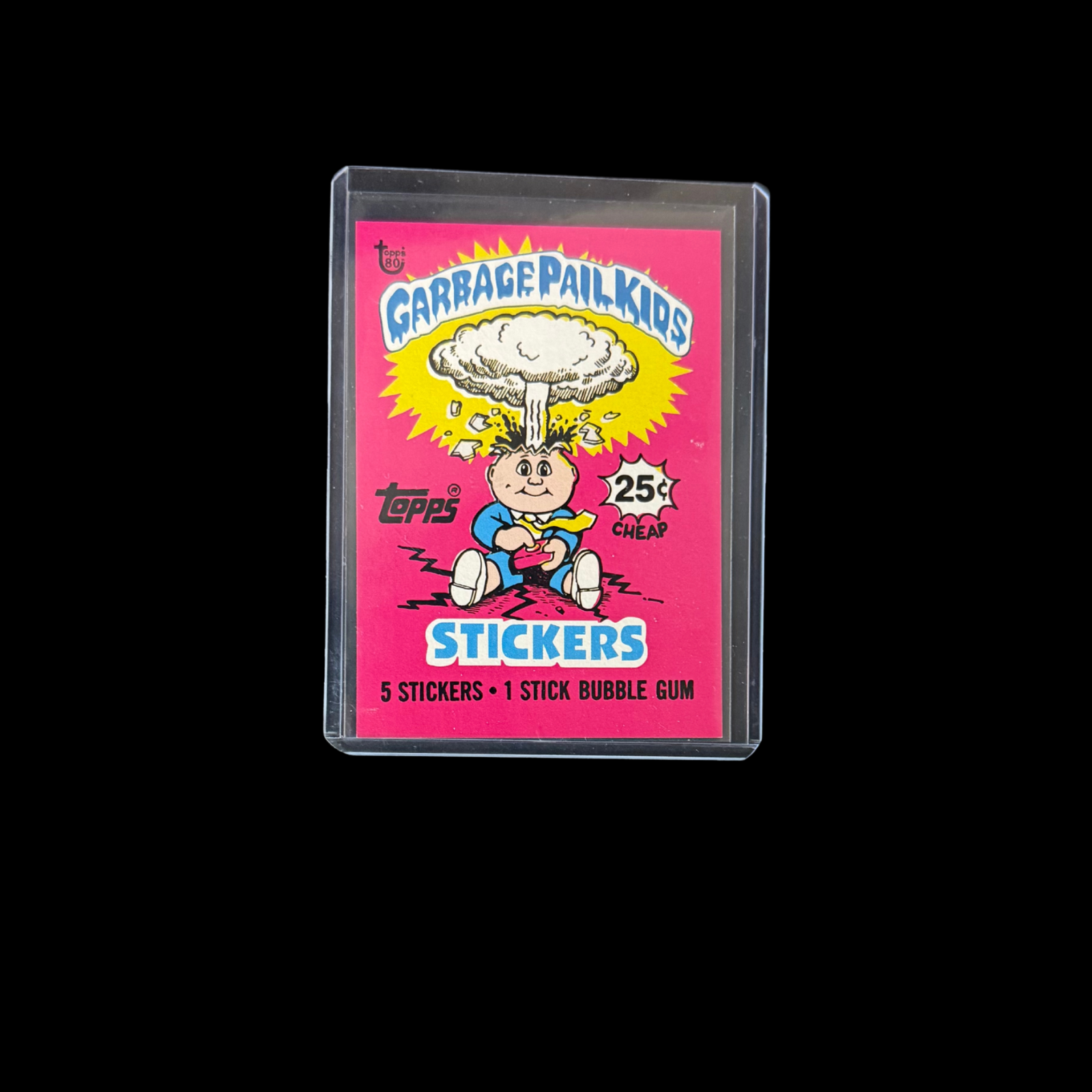 2018 TOPPS 80TH ANNIVERSARY GARBAGE PAIL KIDS WRAPPER ART GUM CARD