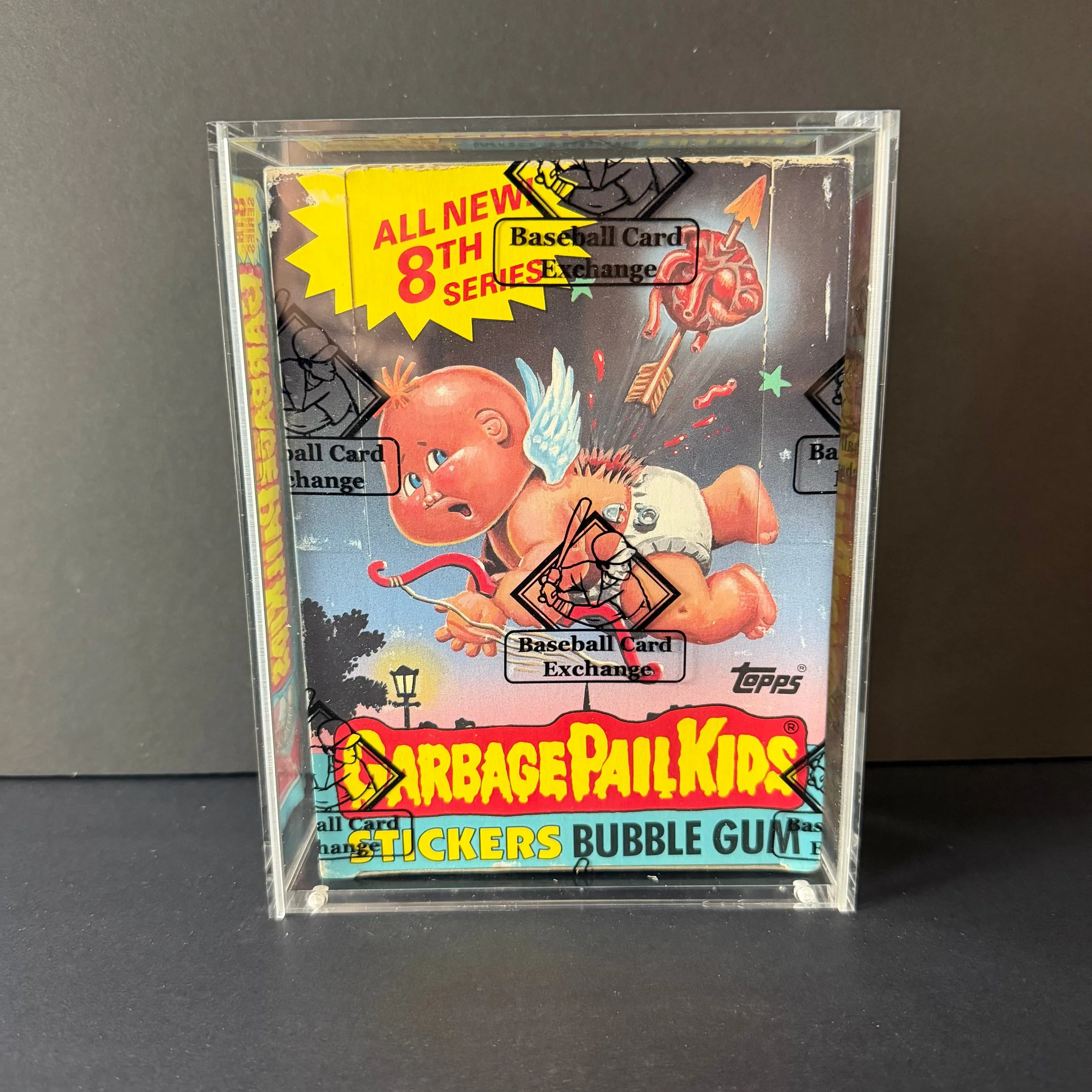 Topps Original Series 8 BBCE WRAPPED Box with 48 PKS - With Acrylic Case
